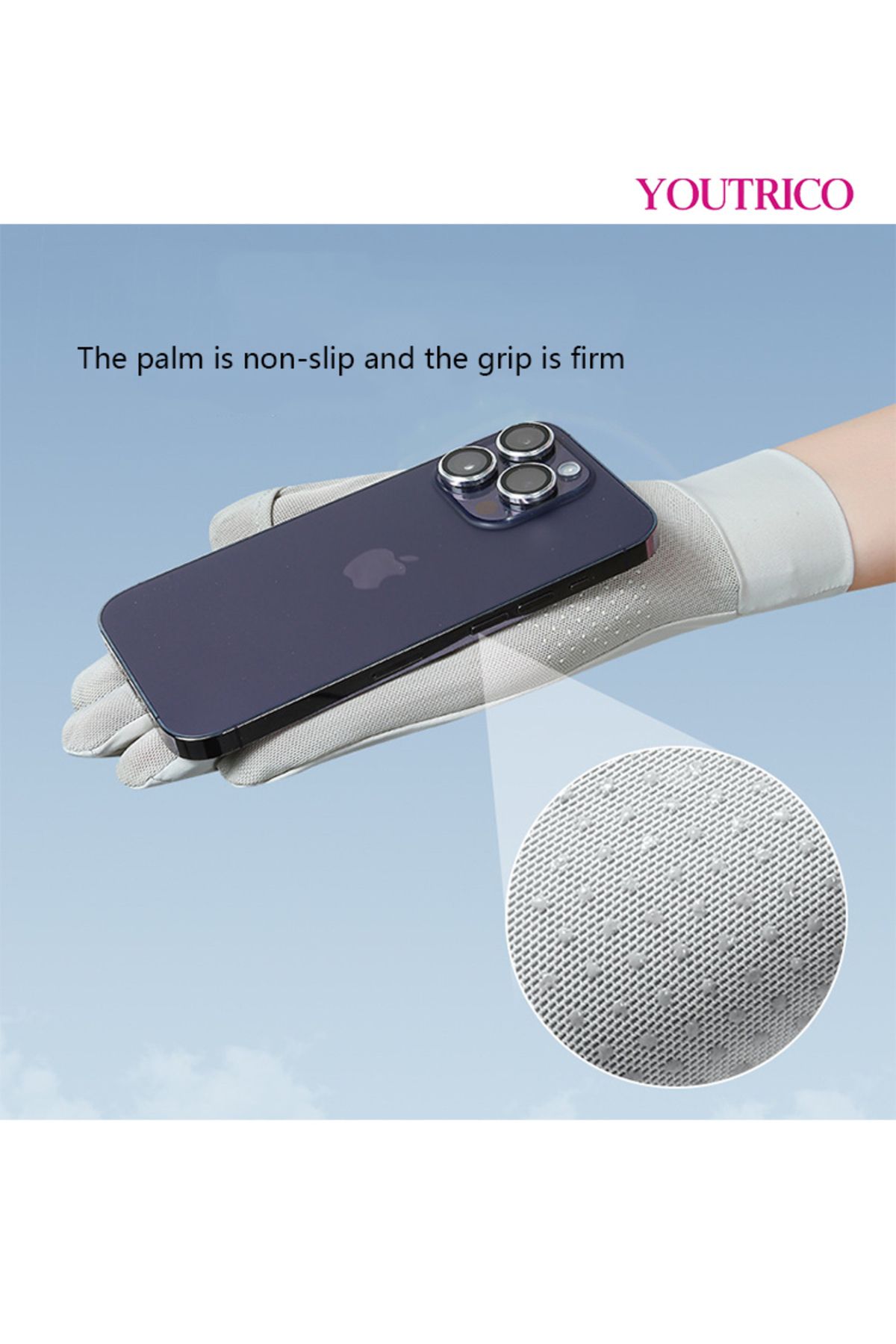 Youtrico-Sun Protection Gloves Summer Cycling Fingerless Gloves For Driving Spf50 High Protection 6