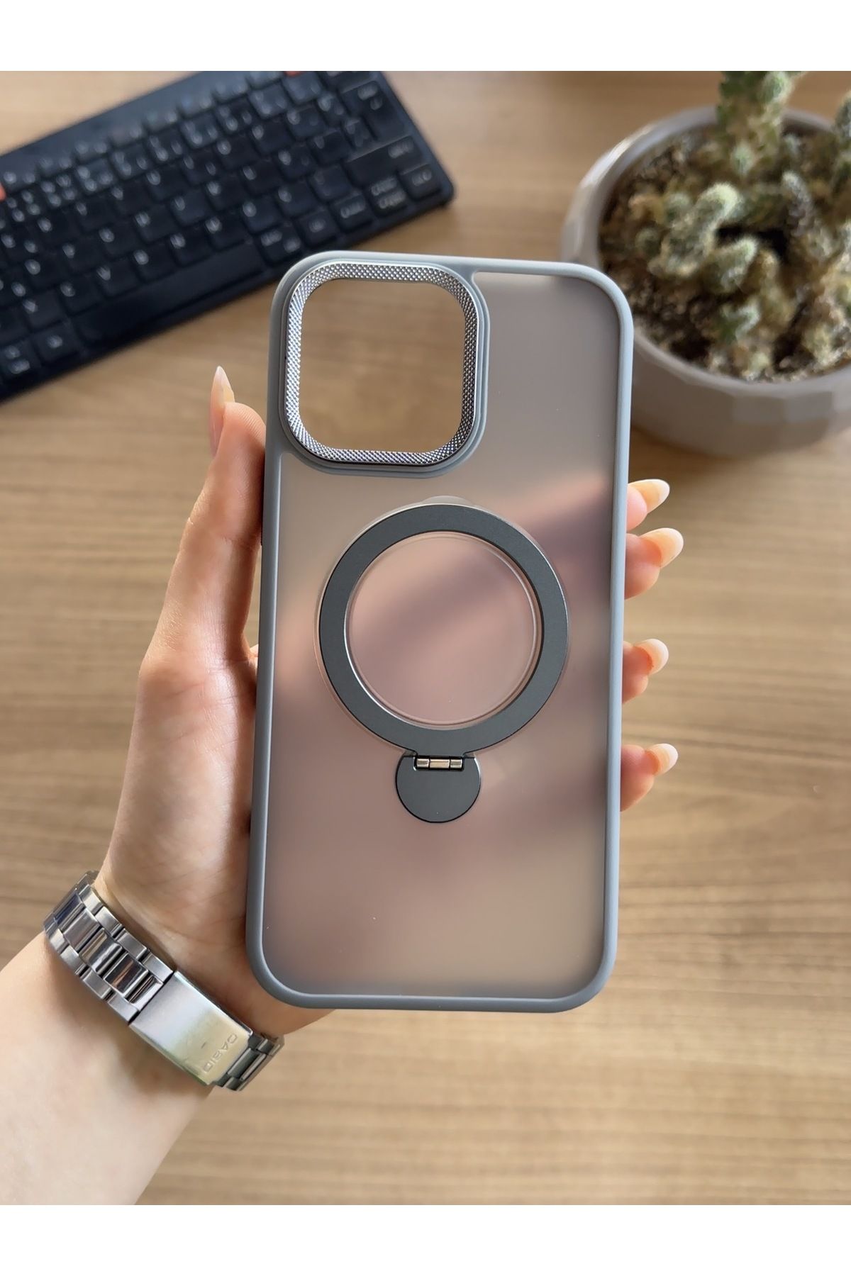 MTL iPhone 16 Pro Max Standlı Ve MagSafe Kılıf Soocase622