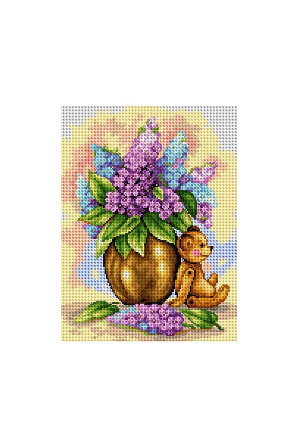 Orchidea Baskılı Goblen Sessiz Gece 2364 30*40 cm