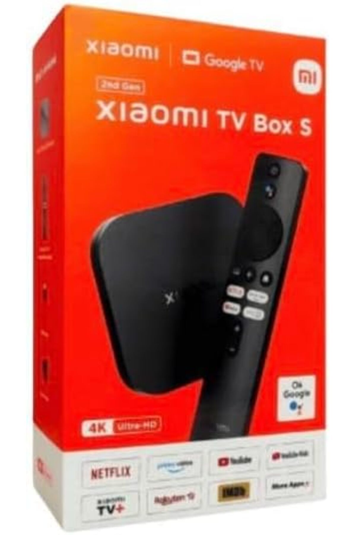Xiaomi-Xiaomi Mi Box S (2nd Gen) with 4K Ultra HD Streaming Media Player | Dual Band Connectivity | Google 3