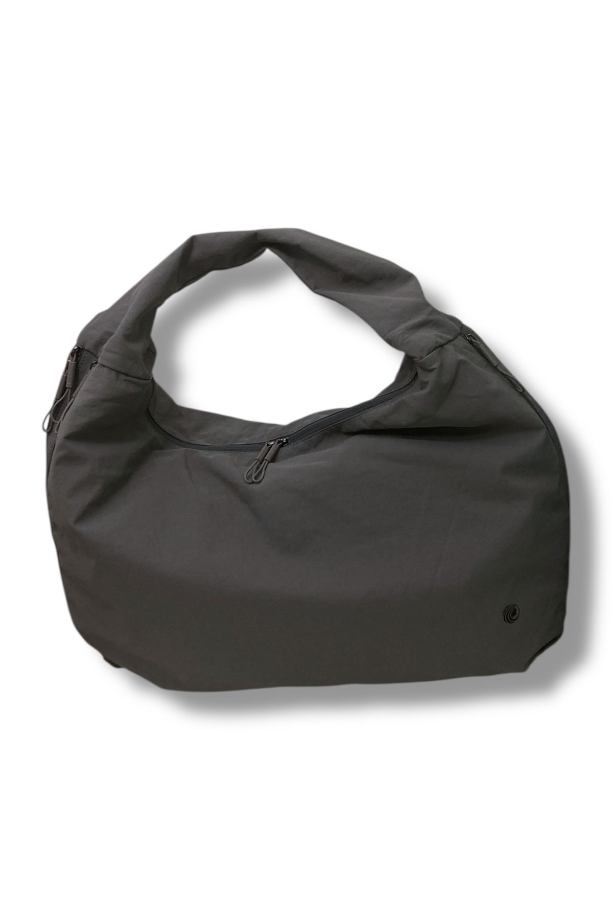 Aksesuaria Oversize Hobo Gri Omuz Çantası