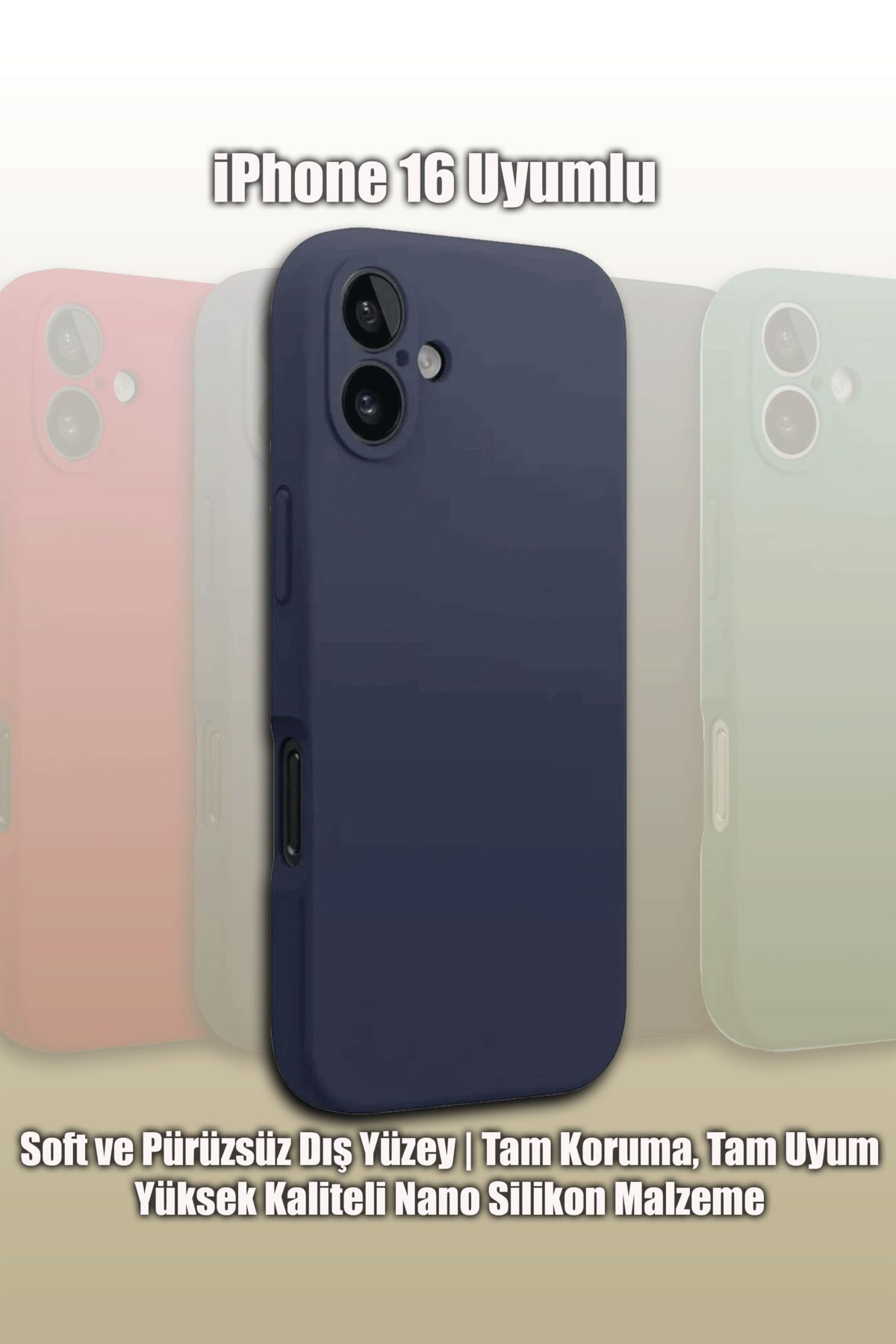 mobrika iPhone 16 Uyumlu First Silikon Telefon Kılıfı