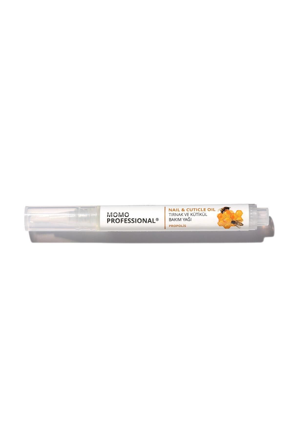 MOMO professional Propolis Özlü Tırnak ve Kütikül Bakım Yağı Kalemi, Güçlendirici ve Koruyucu Etki, 3 ml