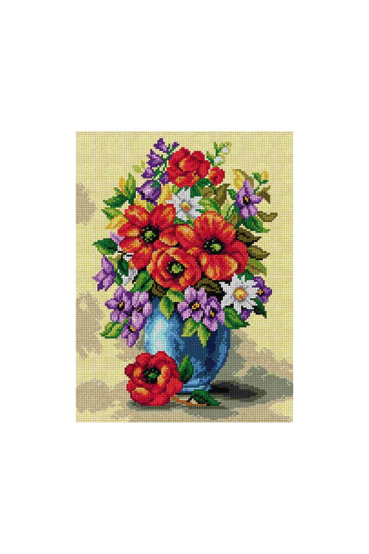 Orchidea Baskılı Goblen Çiçekler 2584 30*40 cm