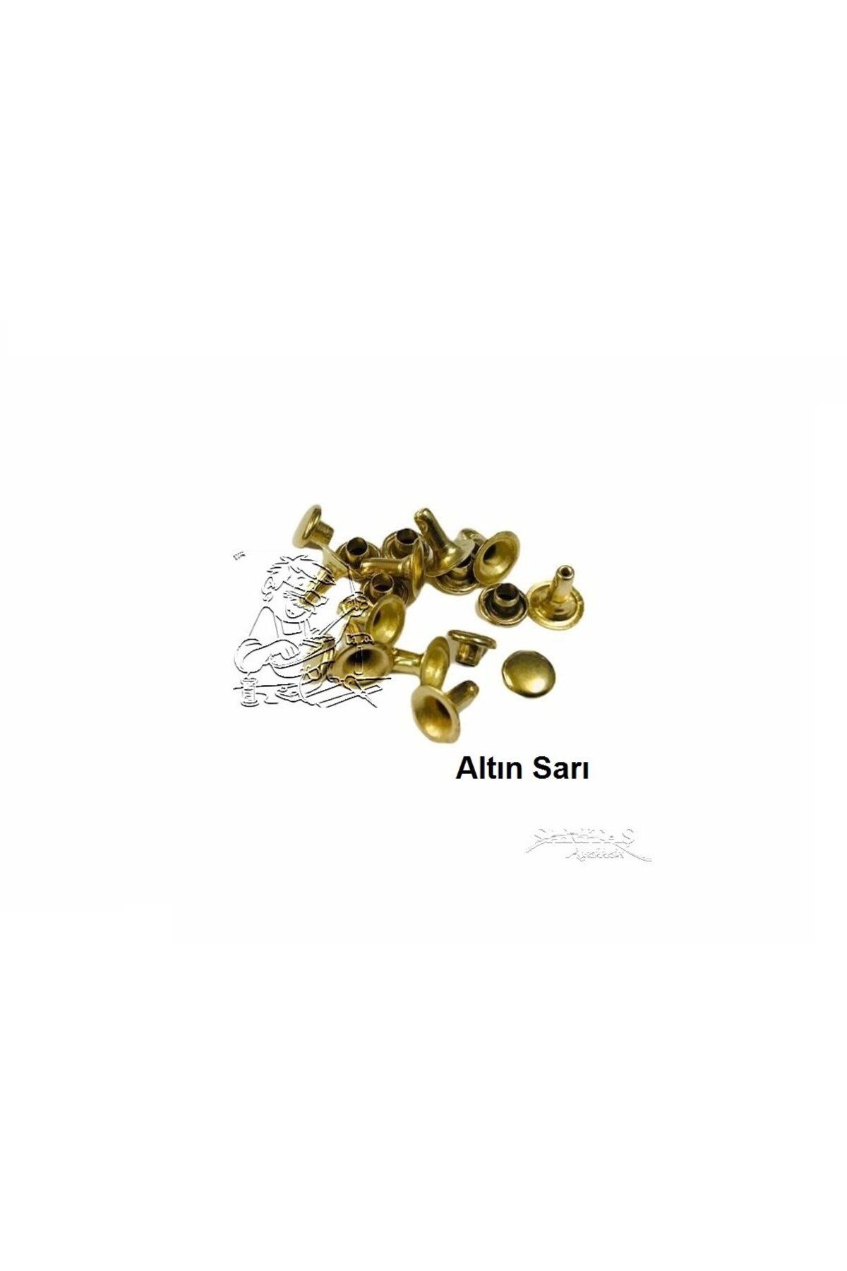 srtfootcare Perçin Rivet 0 no 6mm 150 Takım (Leathercraft, Deri Hobi)
