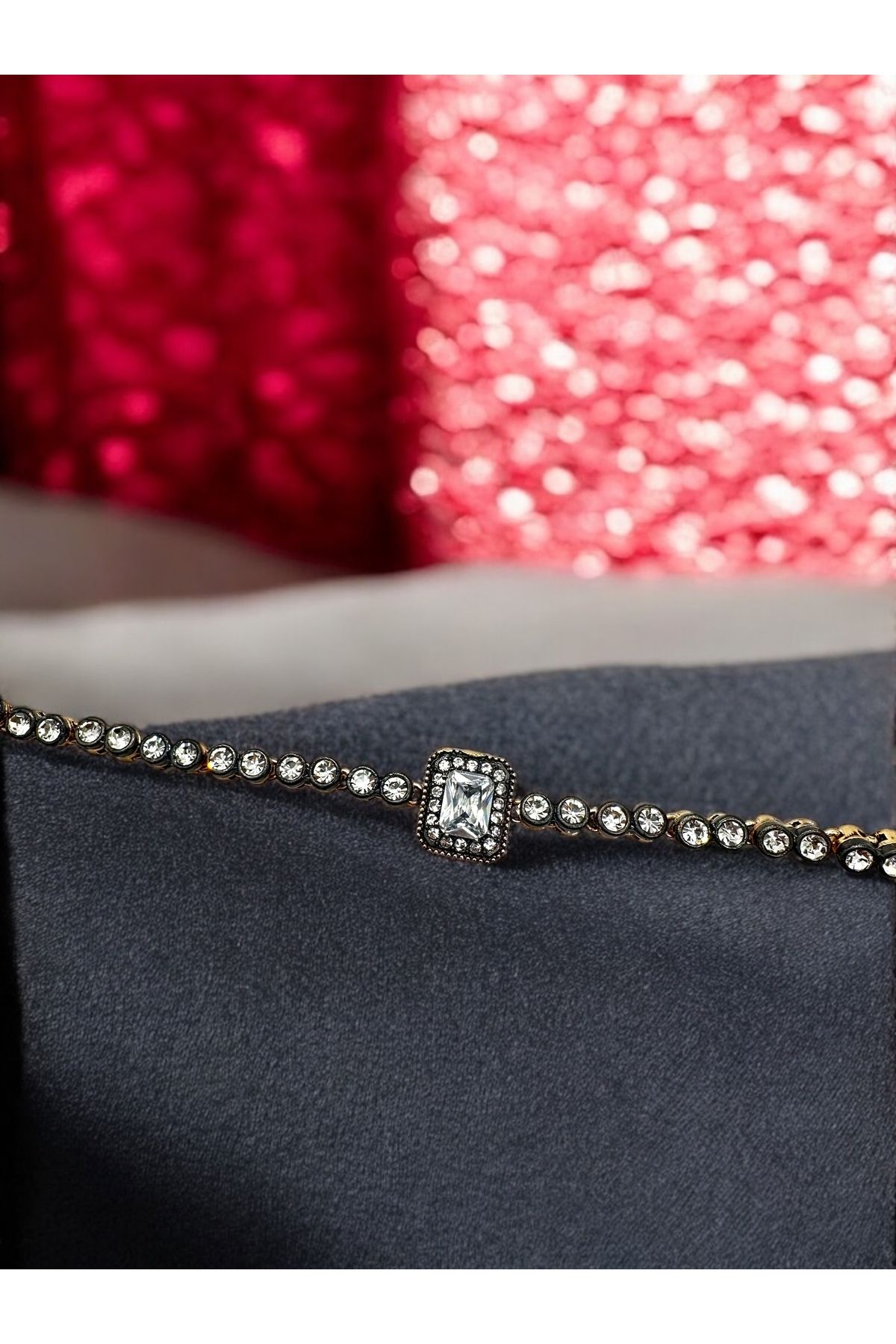 FUYA JEWELLERY Baget Taşlı Su Yolu Bileklik