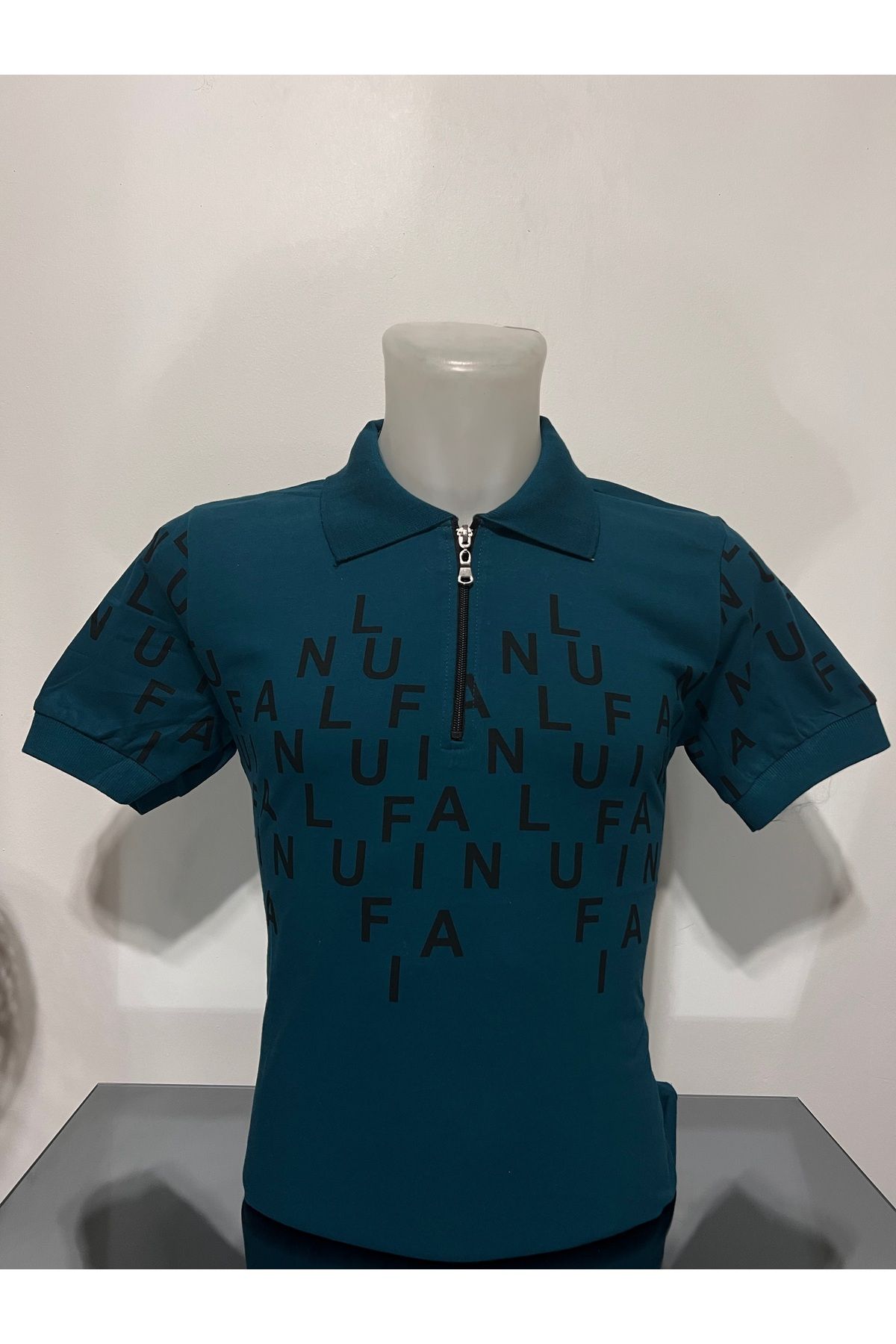 YASİN Erkek Yakalı Pamuklu T-Shirt