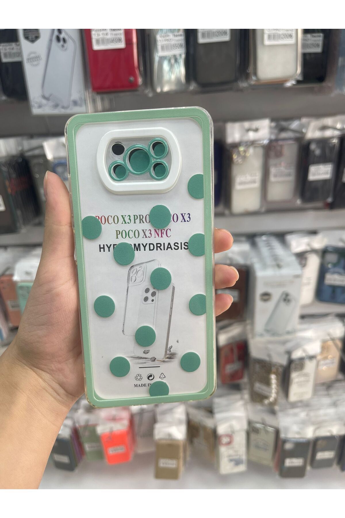 TECNOTREND xiaomii poco x3/x3 pro uyumlu benekli kılıf