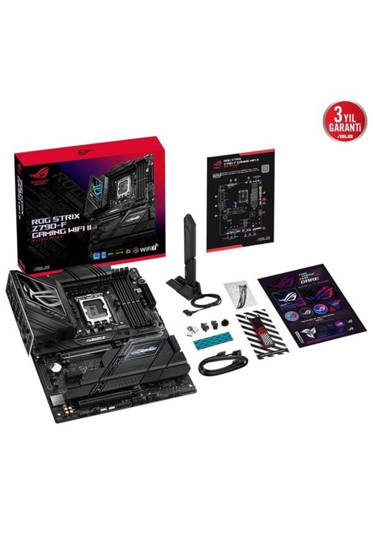 ASUS-ROG STRIX Z790-F GAMING WIFI-7 DDR5 HDMI DP PCIe 16X v5.0 1700p ATX 8