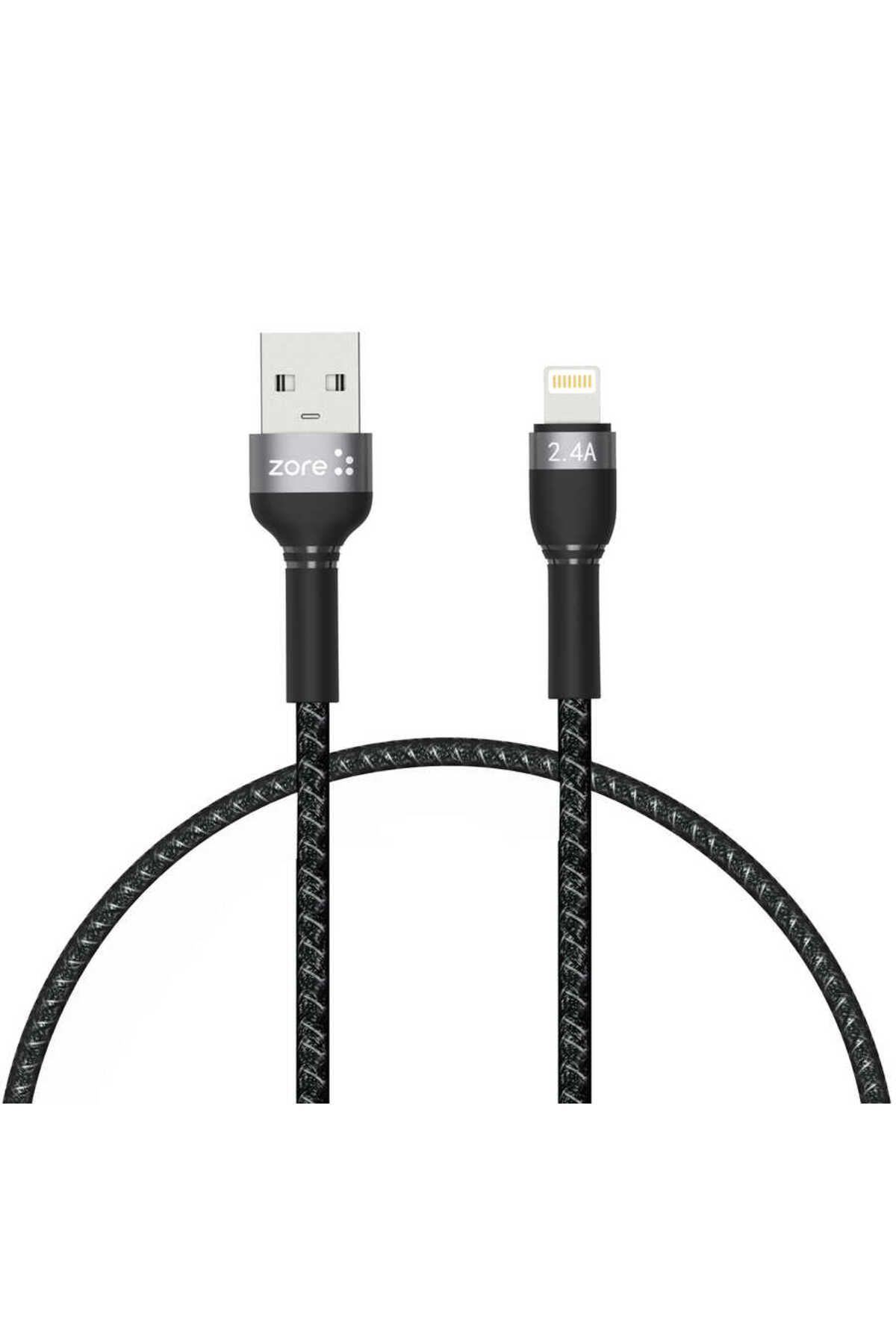 Goocamp Siyah Shira Serisi Lightning Usb Kablo 30 cm-GCMP