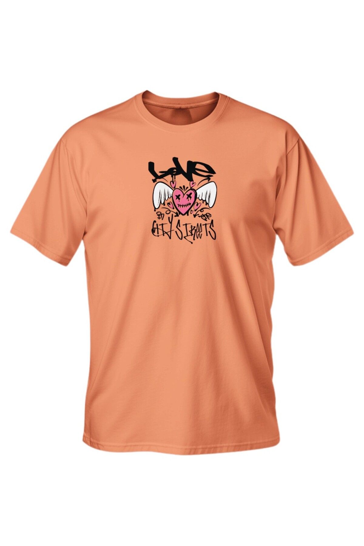 LUMARTA Regular City Streets Baskılı T-Shirt