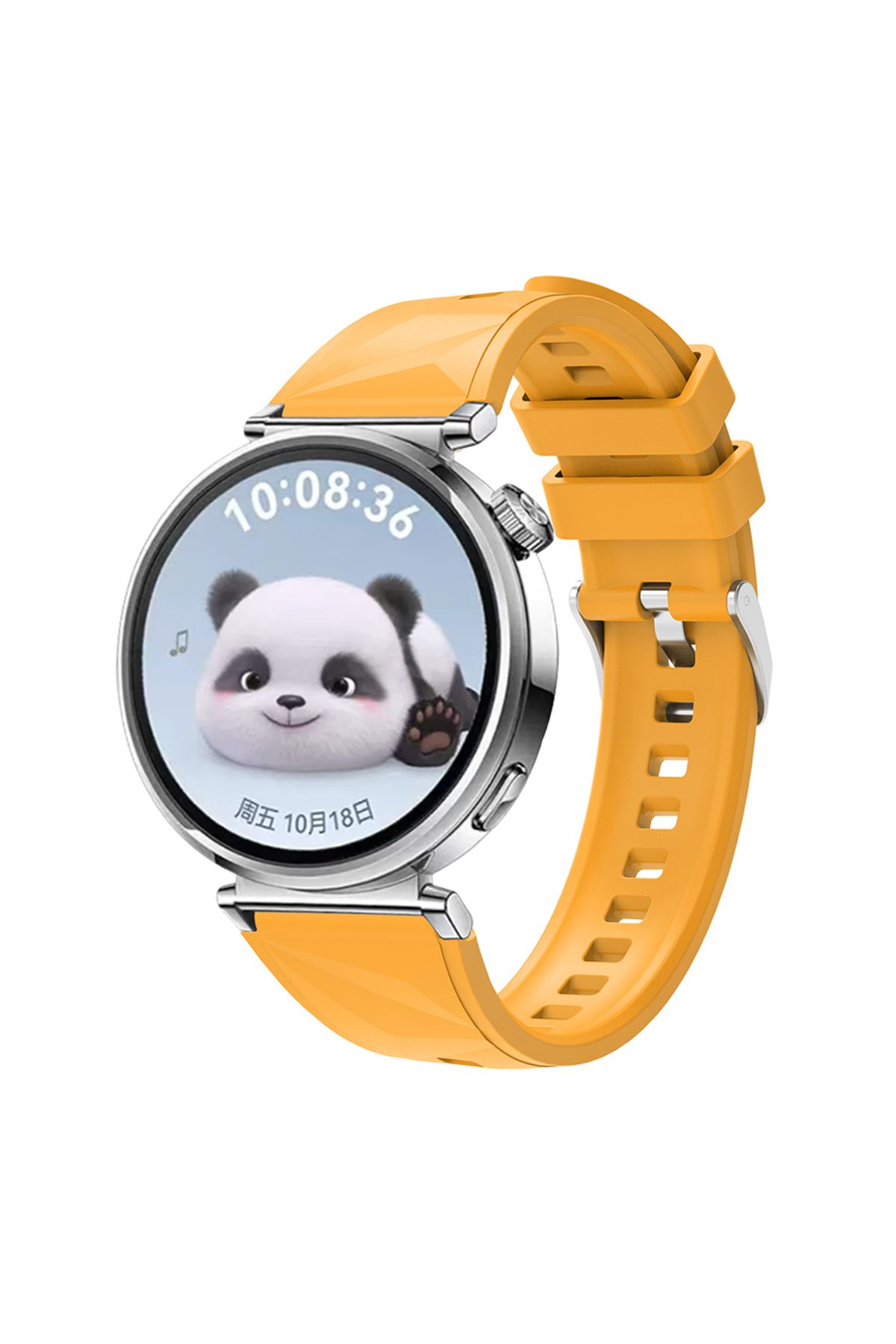 Strap U Huawei Watch GT4 /Huawei Watch GT5 Uyumlu 41mm Yumuşak Silikon Kordon 18mm Strap Esnek Kayış
