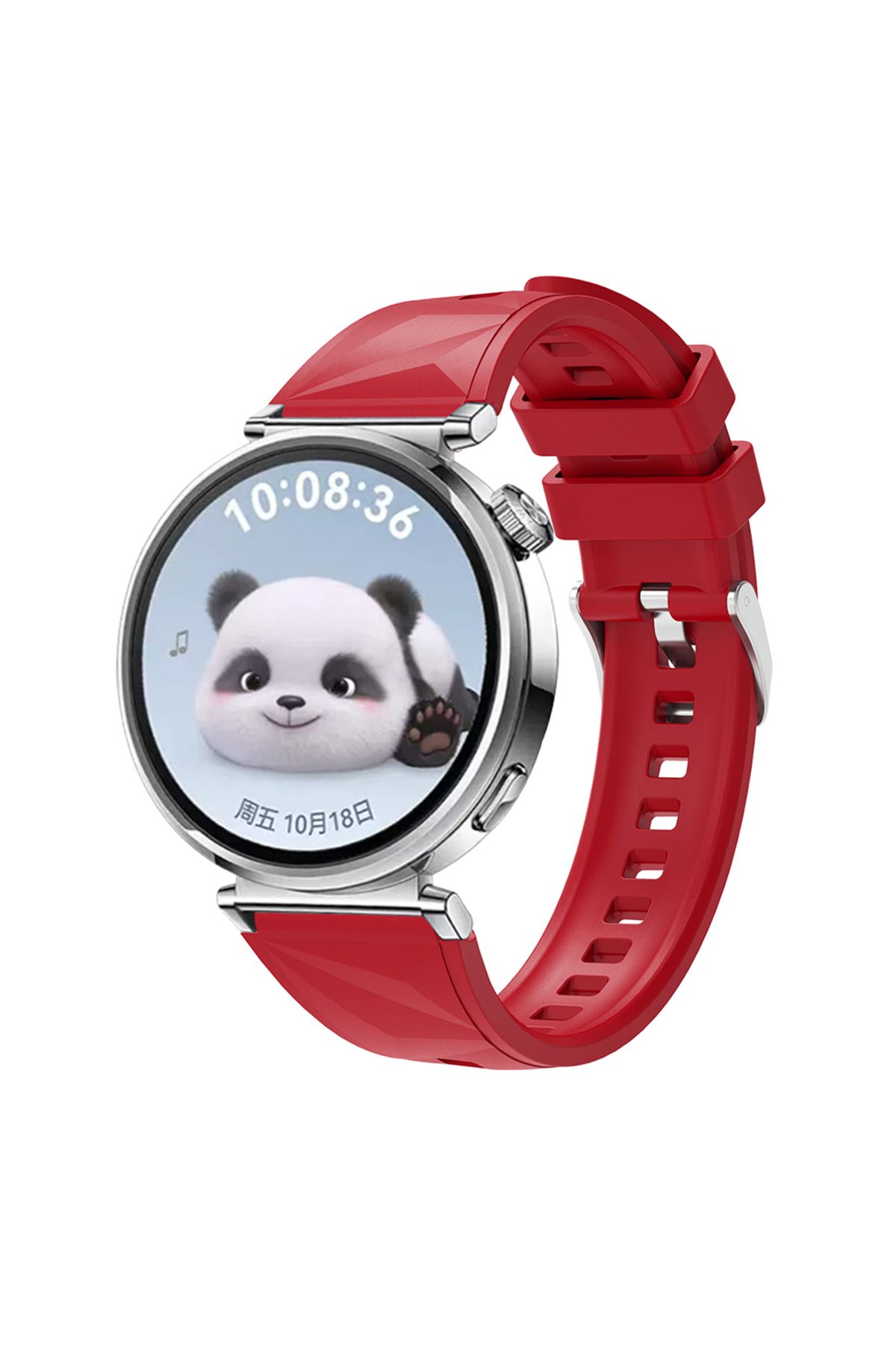 Strap U Huawei Watch GT4 /Huawei Watch GT5 Uyumlu 41mm Yumuşak Silikon Kordon 18mm Strap Esnek Kayış