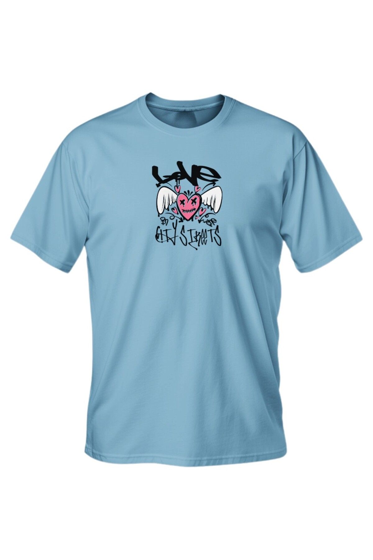 LUMARTA Regular City Streets Baskılı T-Shirt