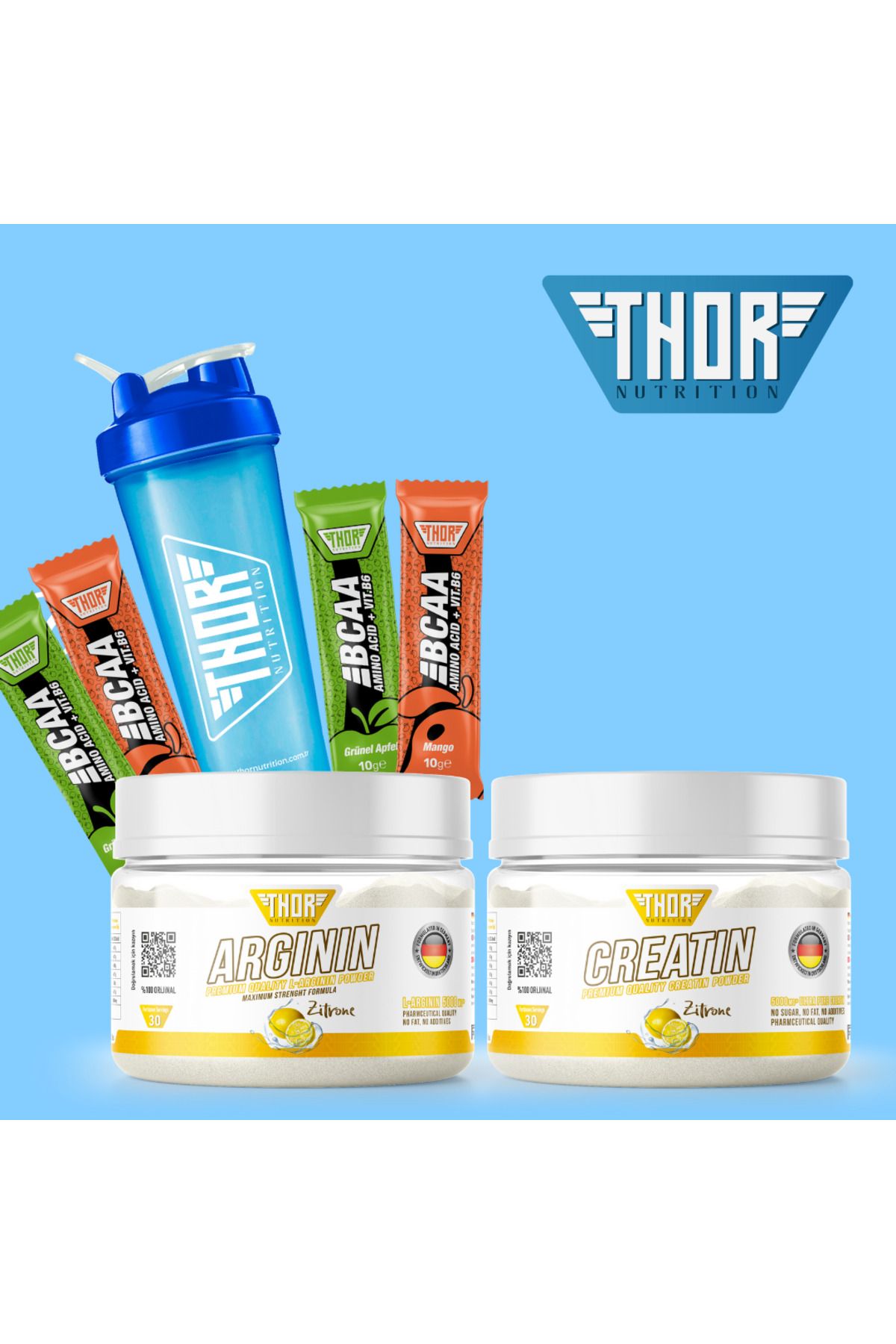 THOR NUTRITION EKONOMIK PAKET CREATINE+ARJININ 5 HEDİYE