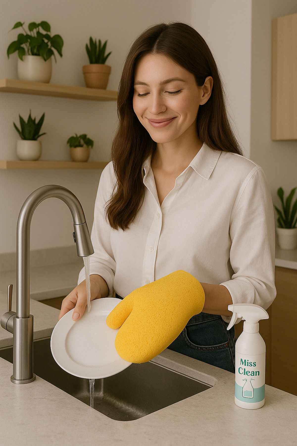 MissClean Yağ ve Kir Düşmanı Miss Clean Bulaşık Süngeri ile Kolay Temizlik!
