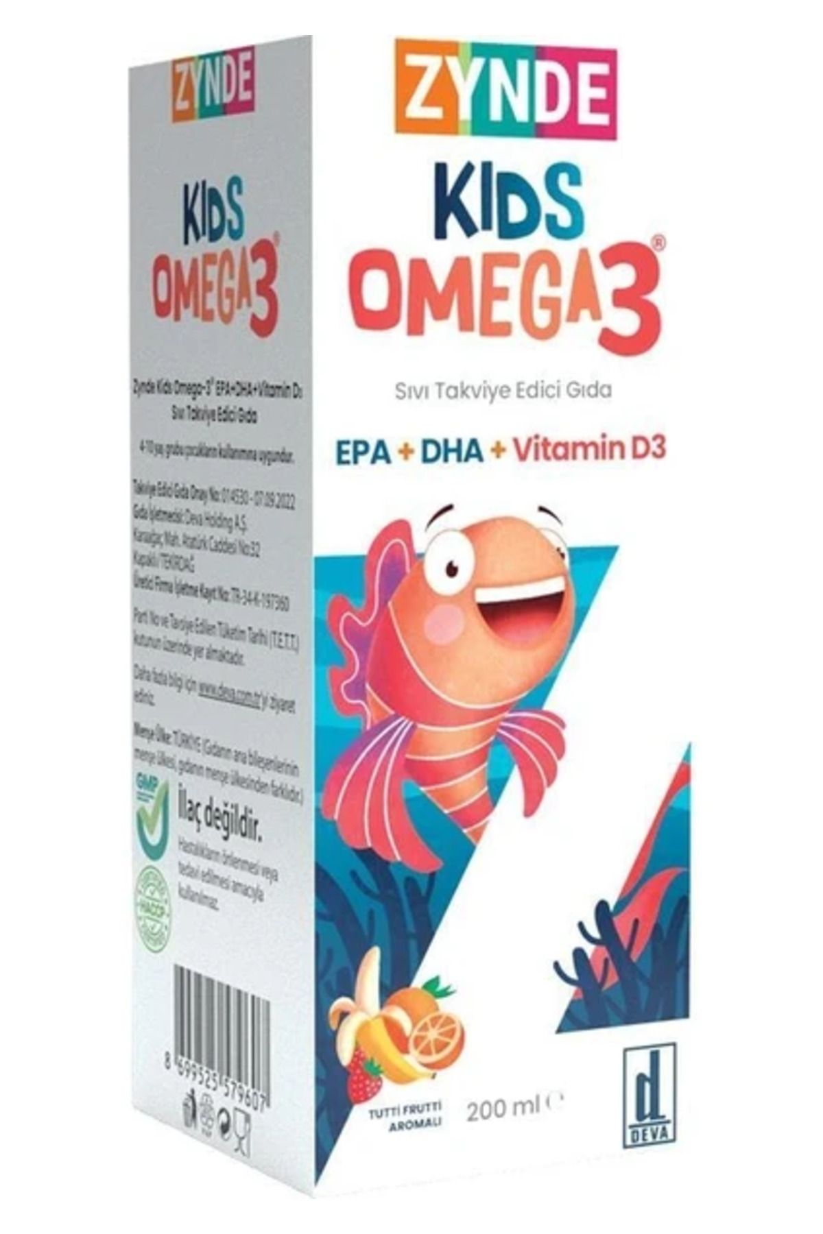 zynde Kids Omega3 Vit.d3 200 ml