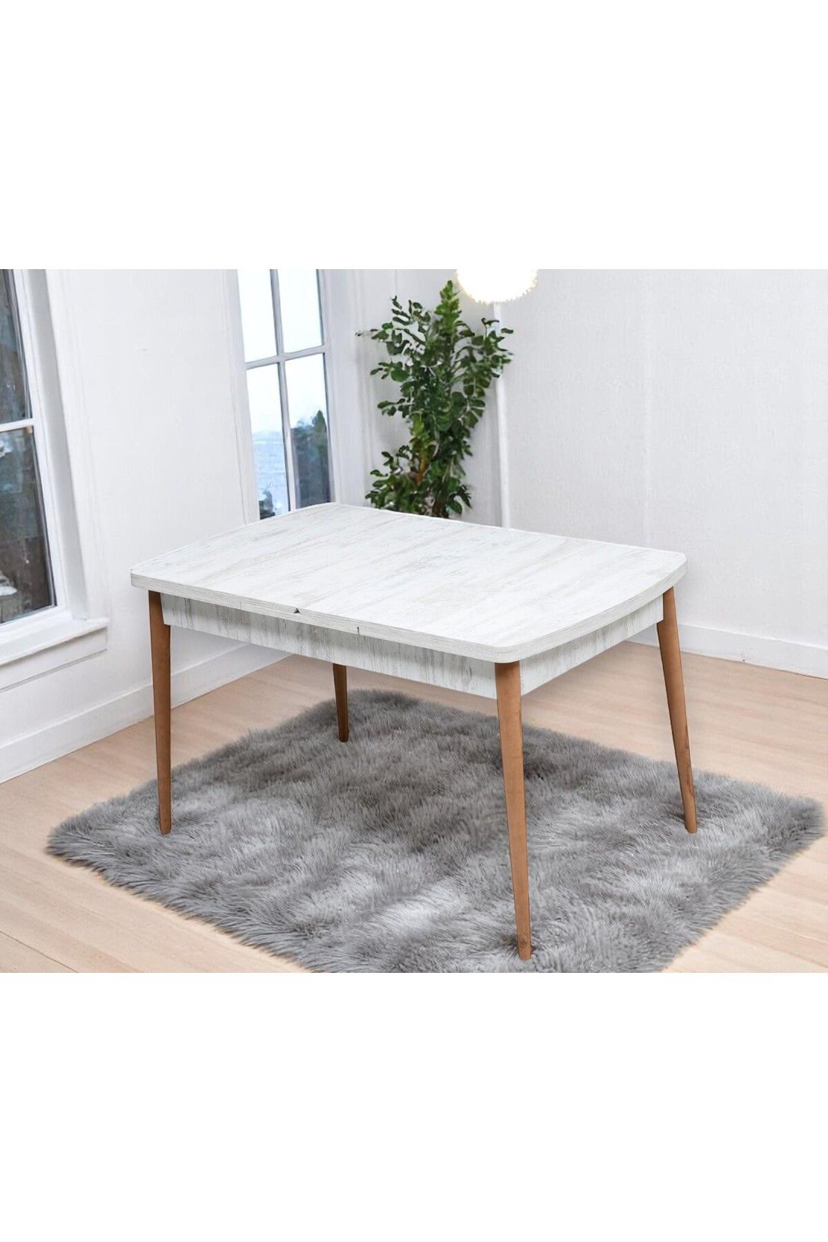 JoyMassa KRİSTAL 80 X 130 AÇILABİLİR MUTFAK MASASI