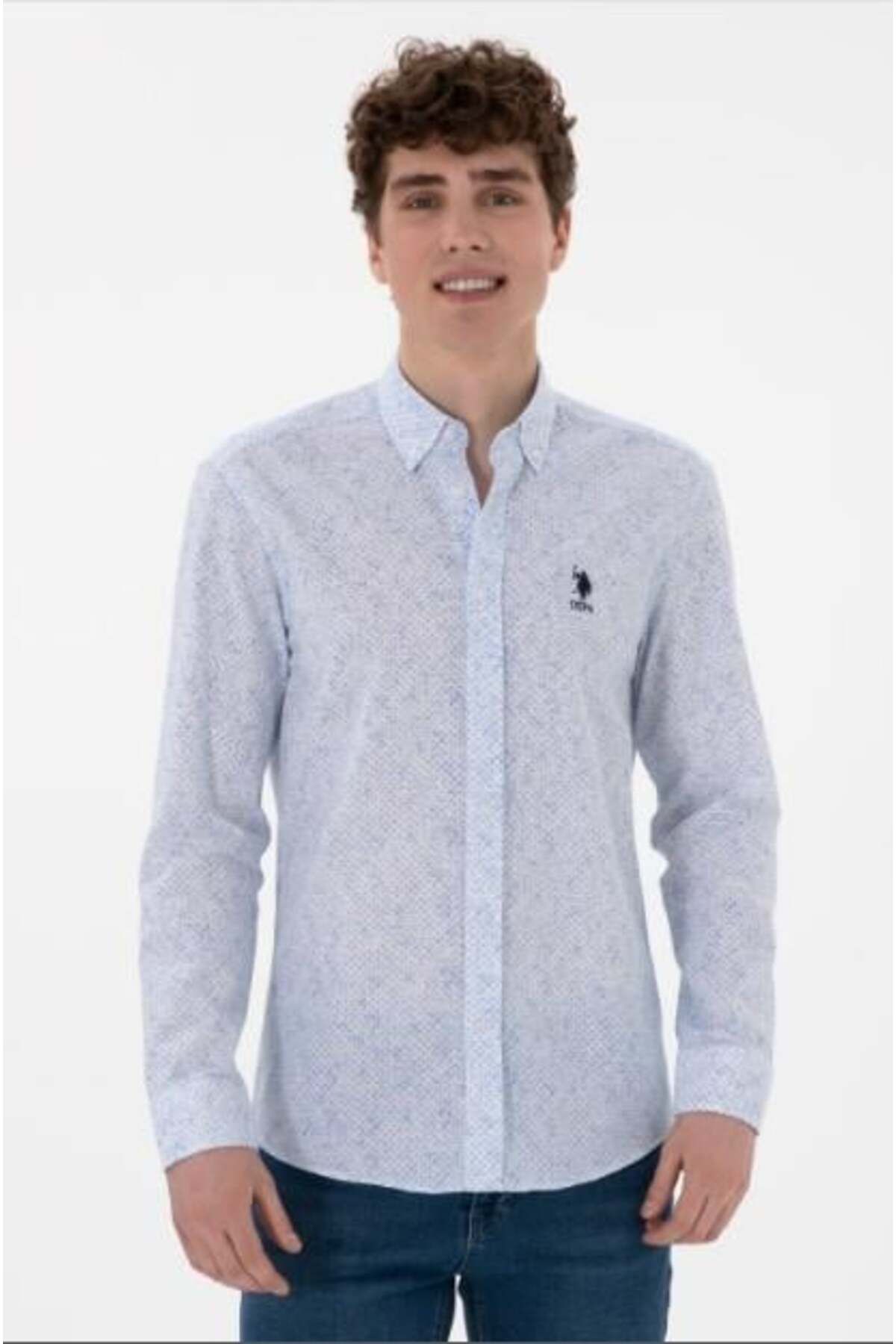 U.S. Polo Assn. USPA Erkek GATA Dokuma Gömlek 2108914