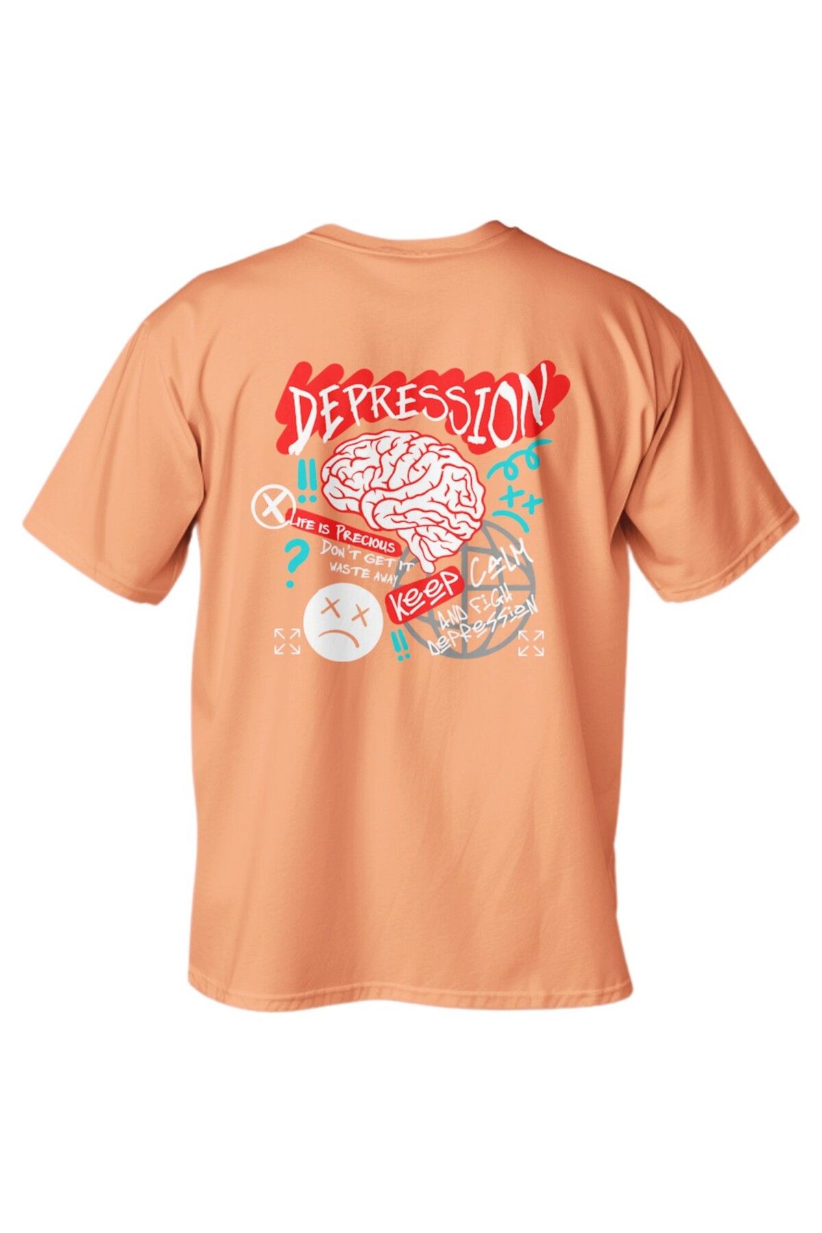 LUMARTA Regular Depression Baskılı T-Shirt