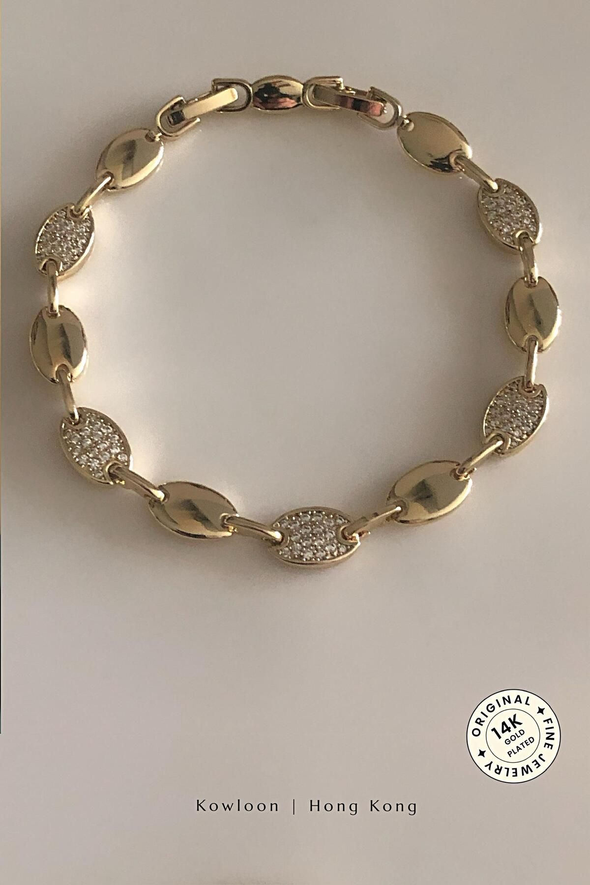cacharel classic 14K Altın Kaplama Çelik Bileklik