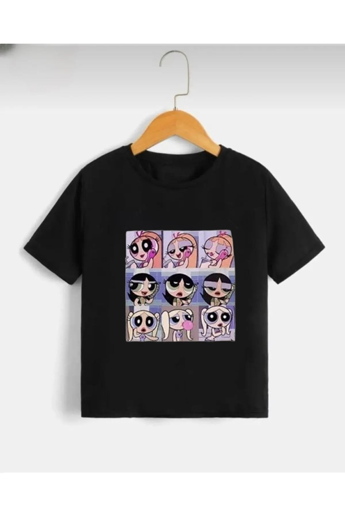 ELNOYA Powergirls Baskılı Çocuk T-Shirt - minimalist tasarım