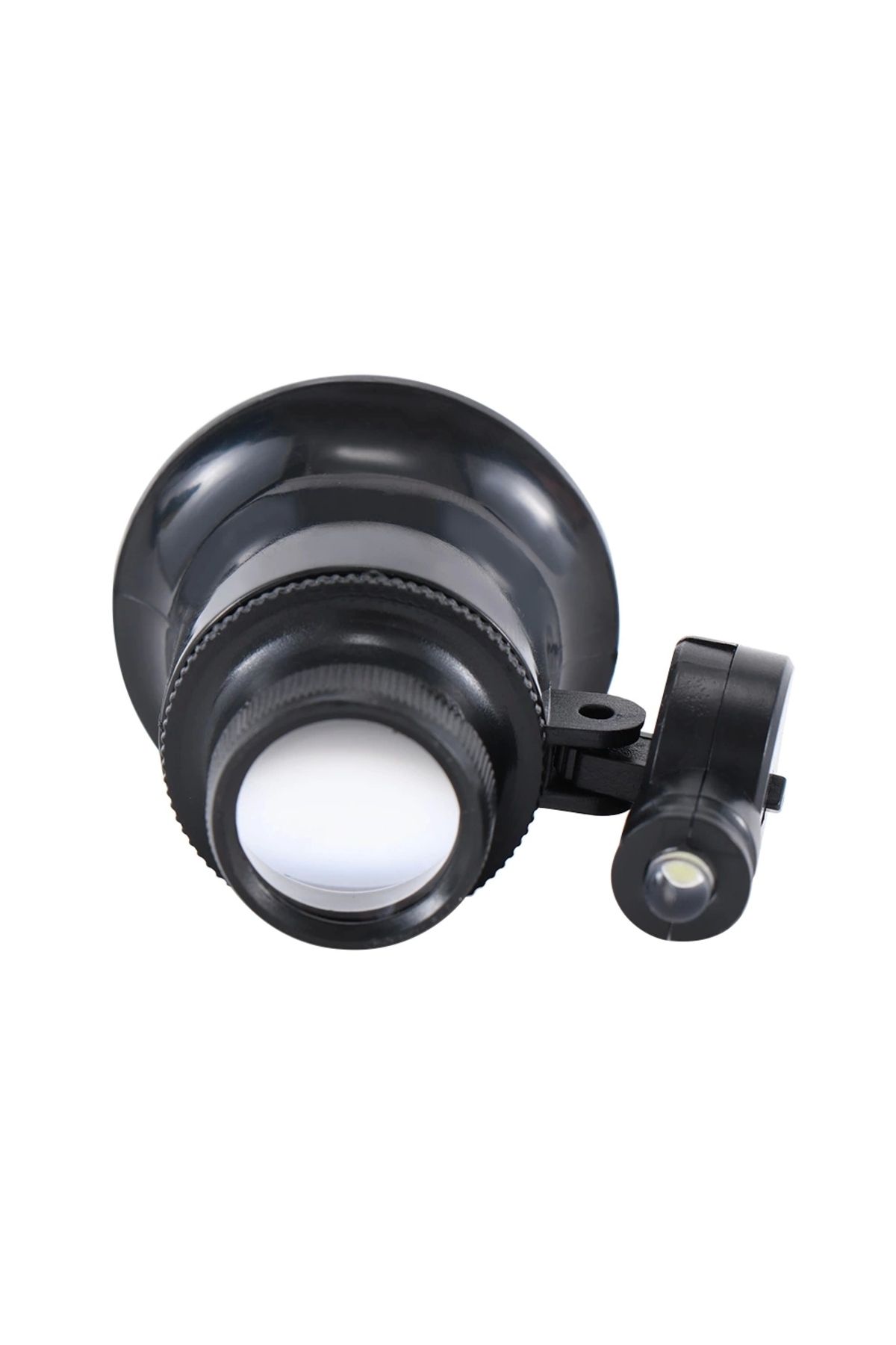 ShopNova 20x Büyütmeli,saat,takı Onarım Için Cam Lensli Optik Işıklı Göz Büyüteçmg13b9a