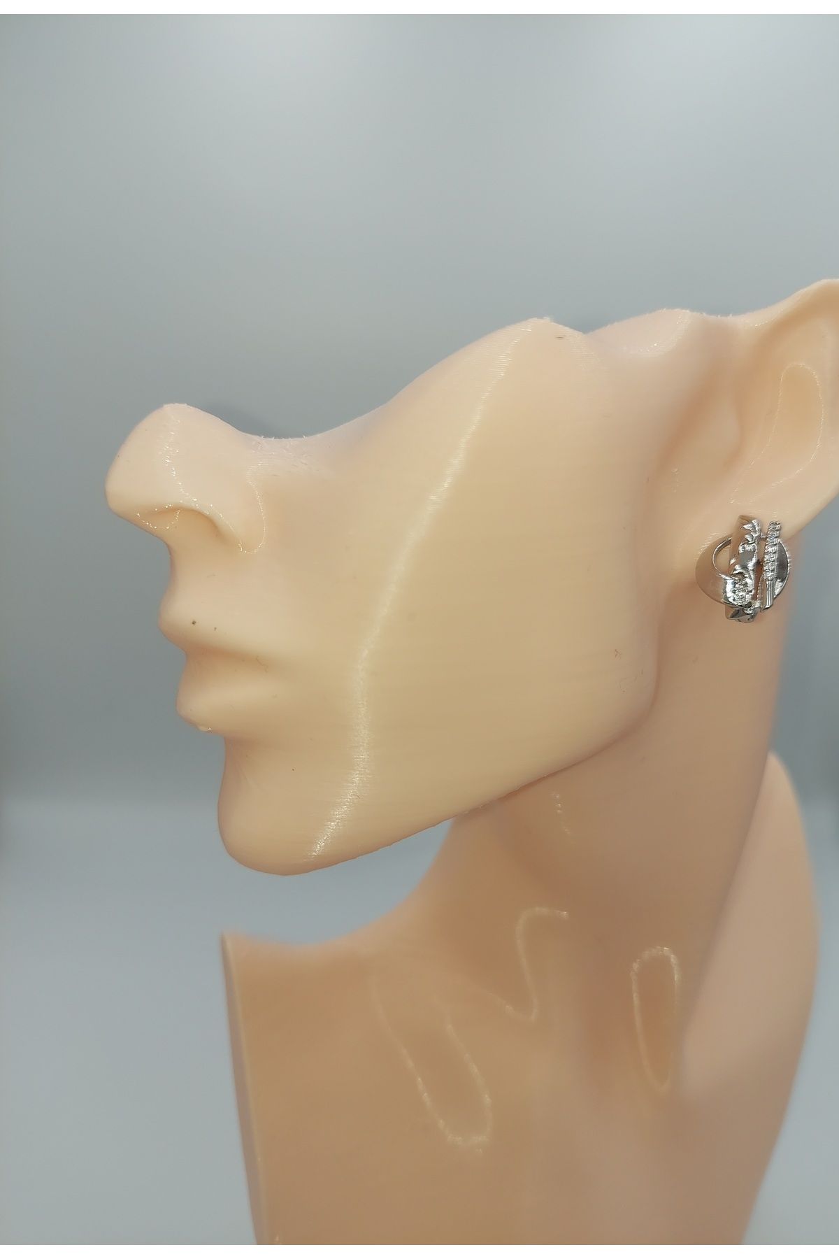 XUPING JEWELRY Xupıng Gümüş Renk Çelik Küpe