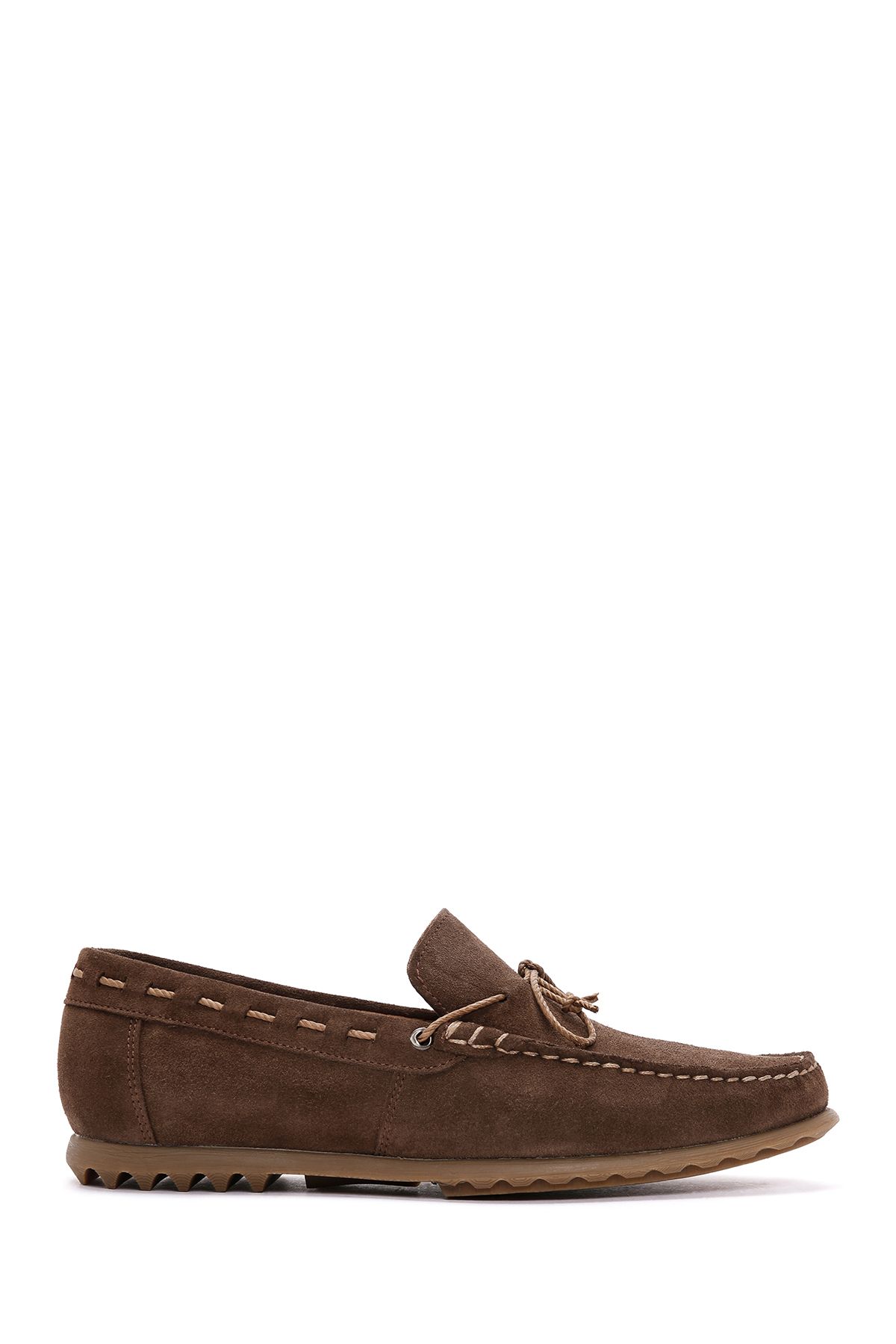 Derimod Bărbați Din Piele Intoarsa Maro 100% Piele, Pantofi Casual Penny Loafer Din Piele Naturala, Pantofi Casual, Pantofi De Zi Cu Zi Masculin - 41