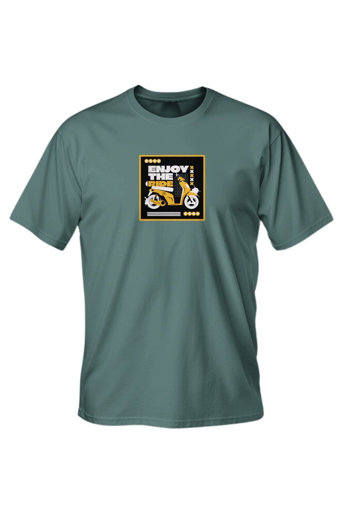 LUMARTA Regular Enjoy The Ride Baskılı T-Shirt