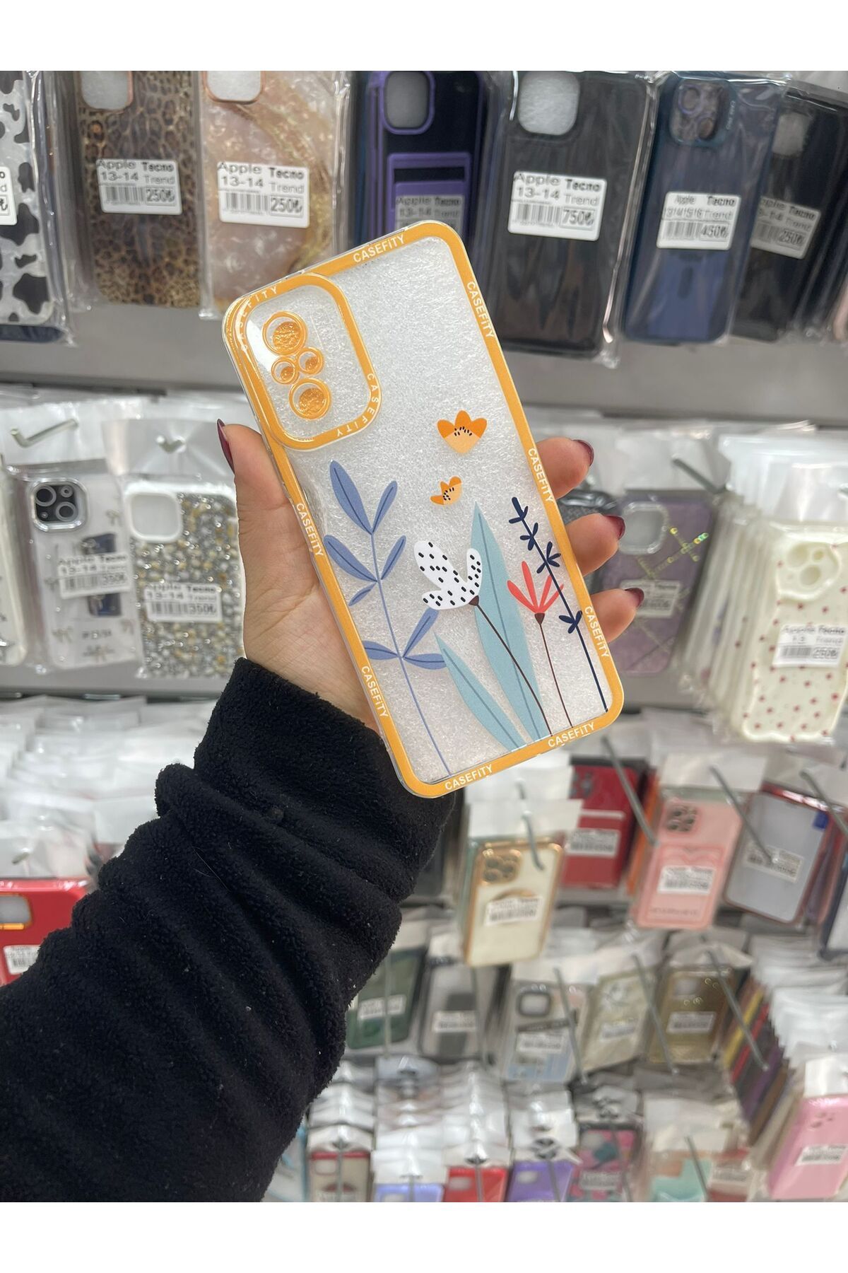 TECNOTREND Redmi Note 10/10s Uyumlu desenli şeffaf silikon kılıf