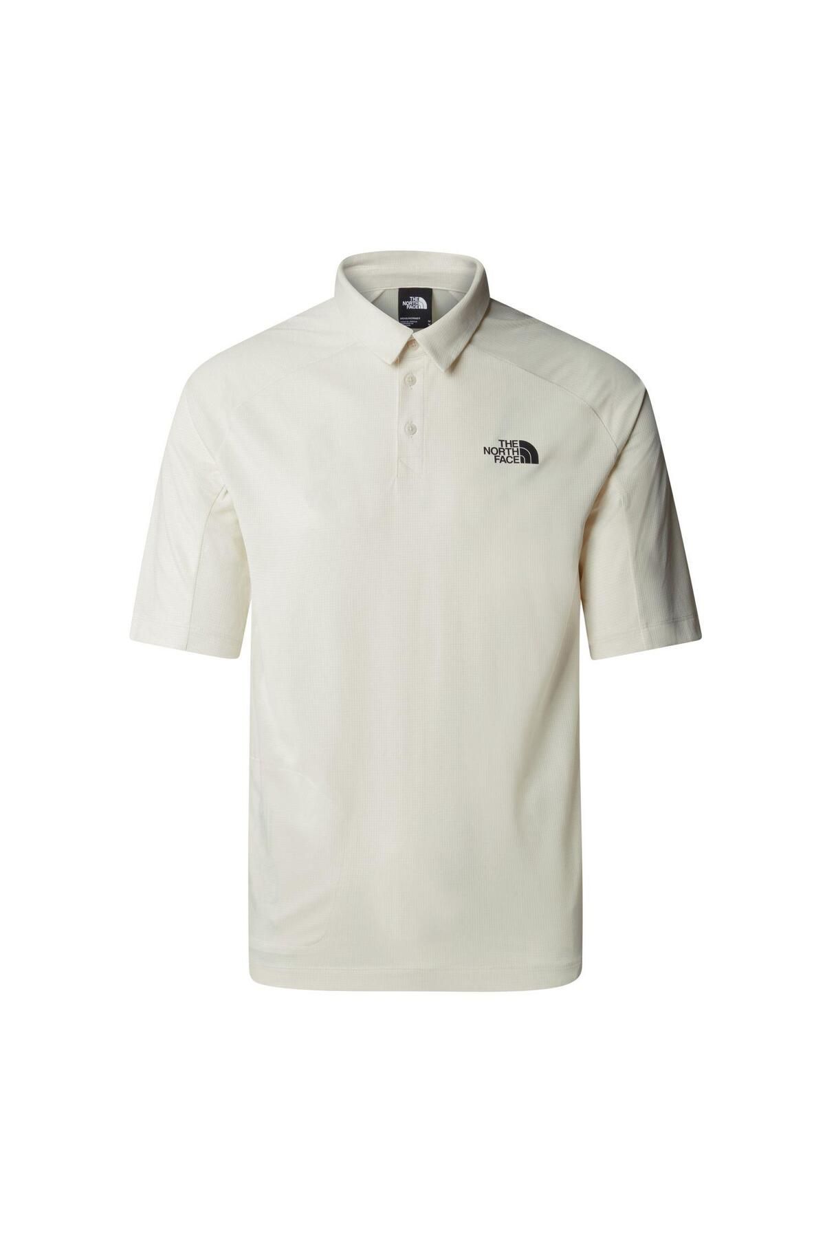 THE NORTH FACE Erkek PACKABLE SS POLO NF0A883KQLI1 Beyaz-S