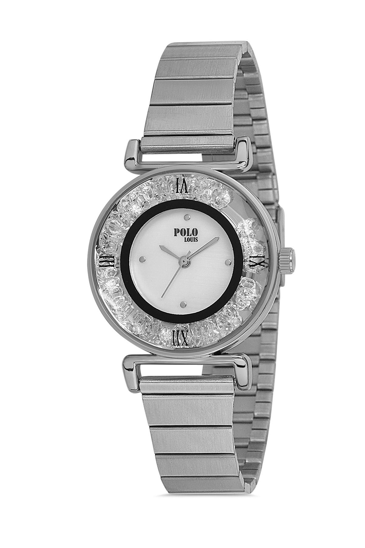 Polo Louis 2276 Kadın Siyah Metal Kol Saati