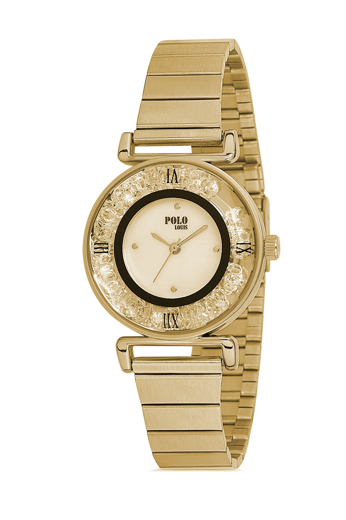 Polo Louis 2276 Kadın Siyah Metal Kol Saati