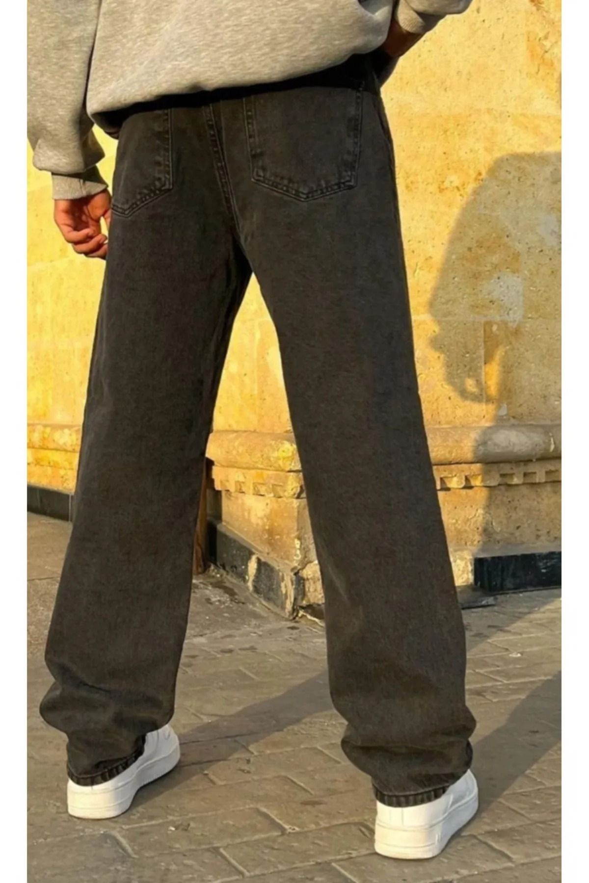G Wear Koyu Füme Erkek Baggy Jeans
