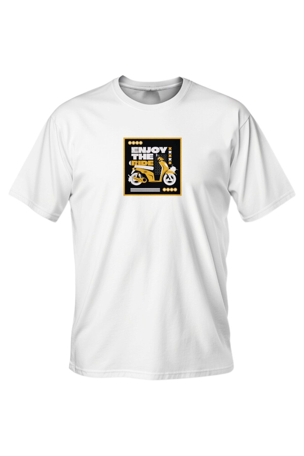 LUMARTA Regular Enjoy The Ride Baskılı T-Shirt
