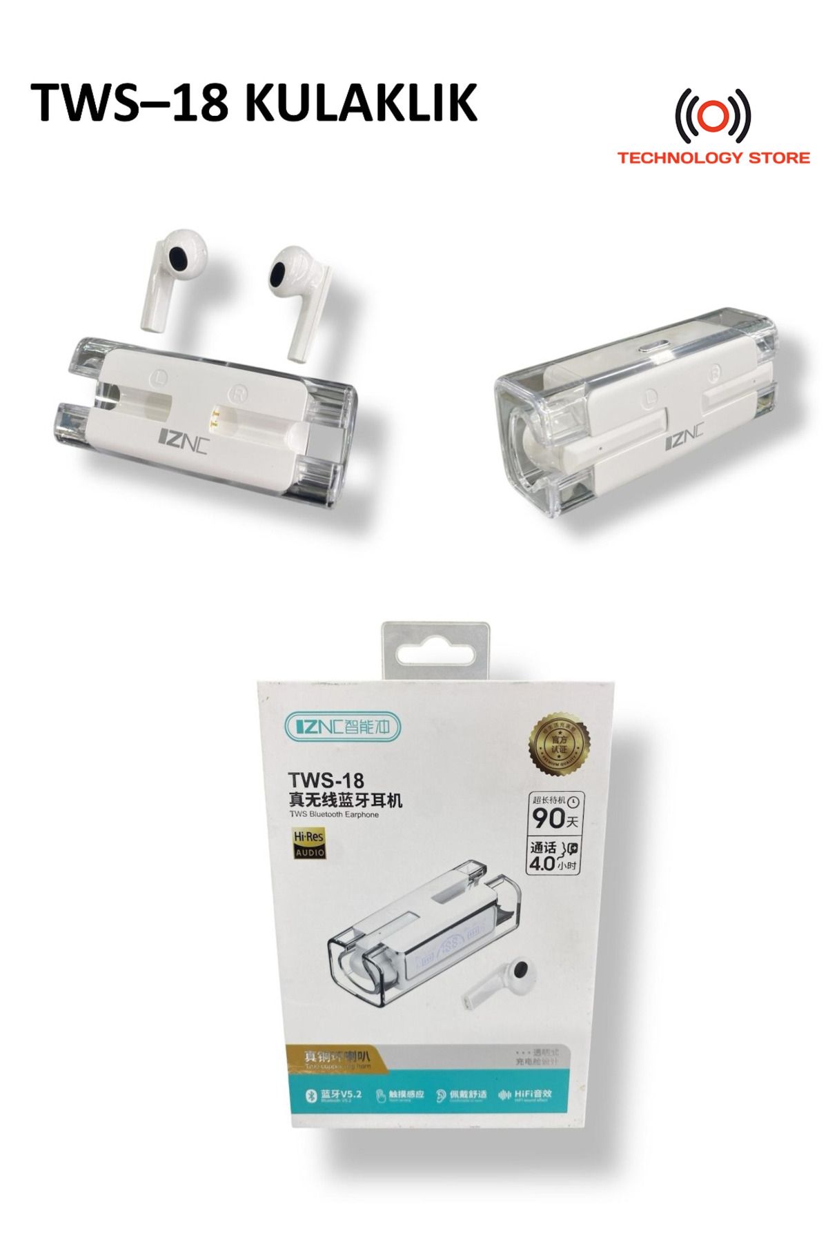 IZNC TWS-18 BLUETOOTH KULAKLIK