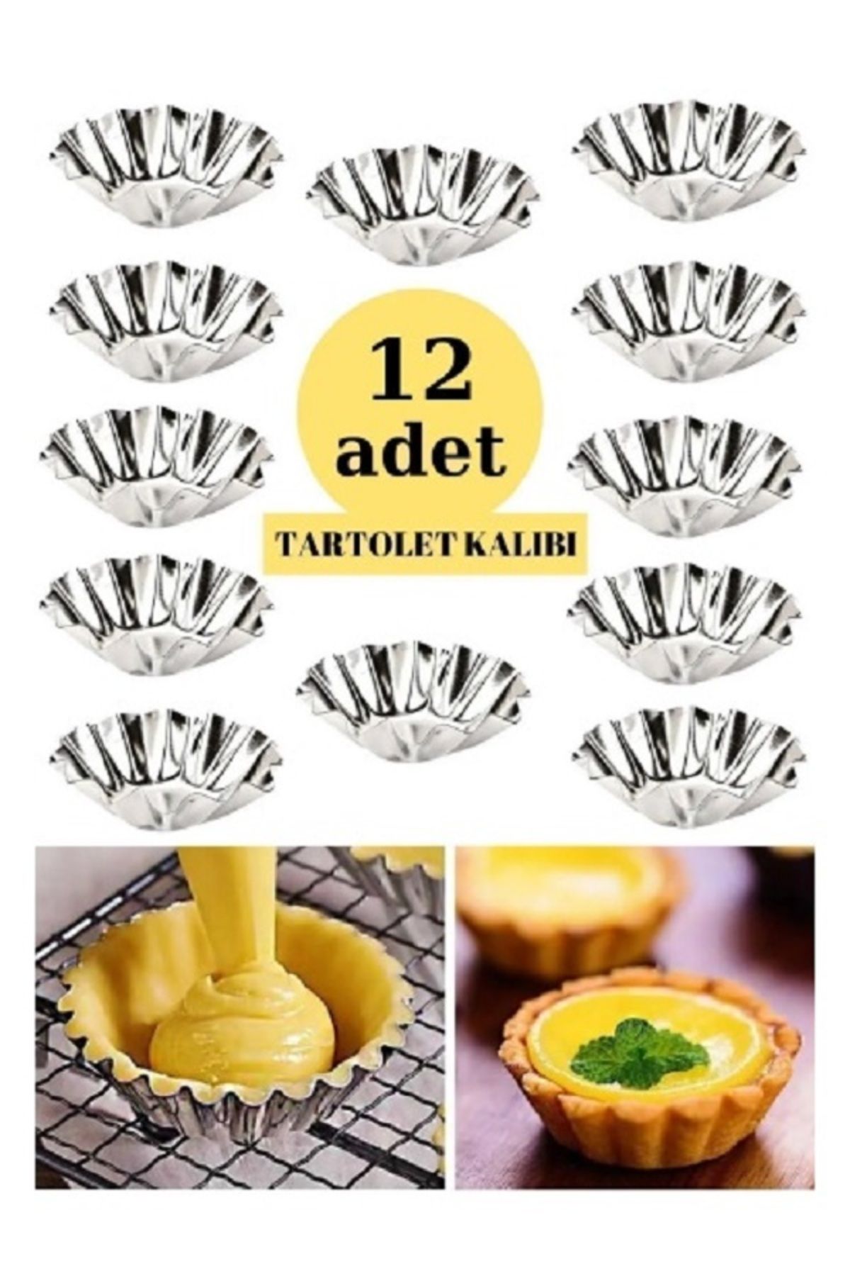 Pastafiks 12'li Tartolet Kalıbı