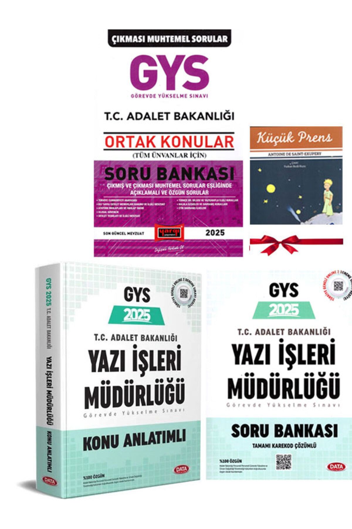 Data Yayınları 2025 Yargı GYS Adalet Bakanlığı Yazı İşleri Müdürlüğü Konu Soru ve Ortak Konular Soru Bankası