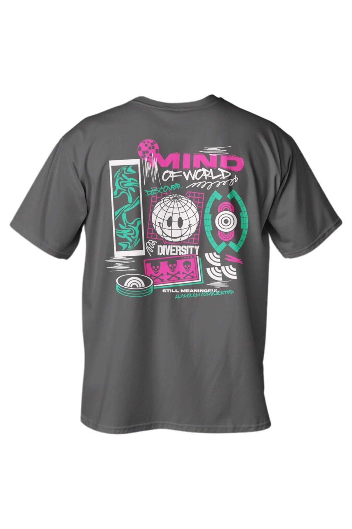 LUMARTA Regular Mind of Wold Baskılı T-Shirt