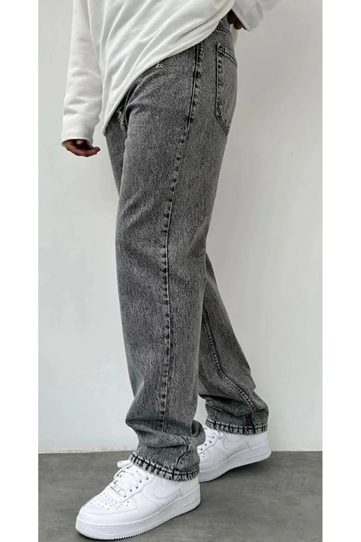 G Wear Füme Erkek Baggy Jeans