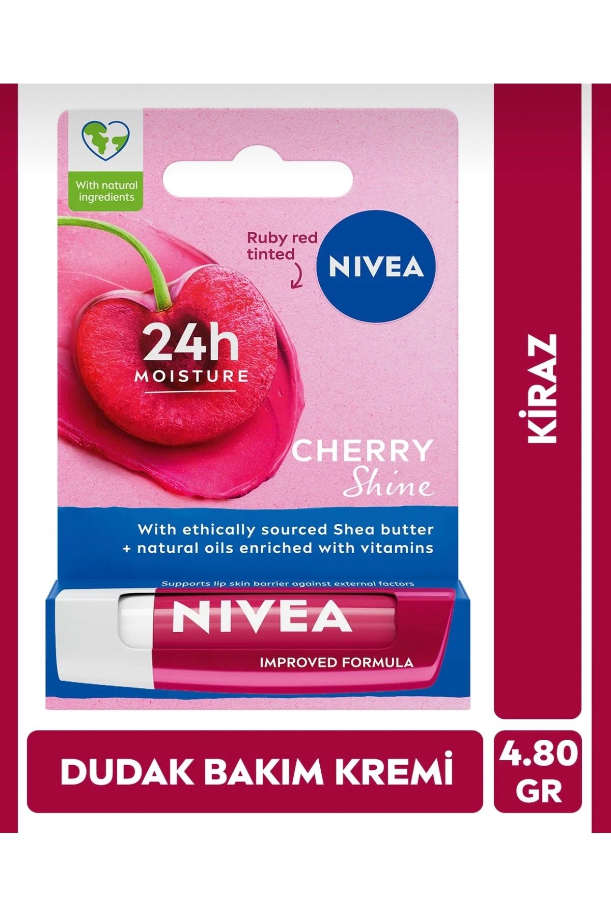NIVEA Dudak Bakım Kremi 4,8gr - Kiraz