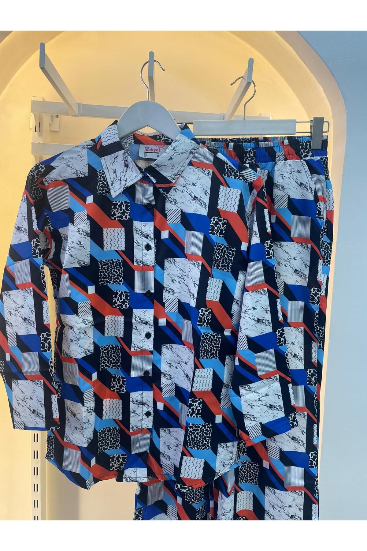 Zirova Fashion İkili gömlek takım
