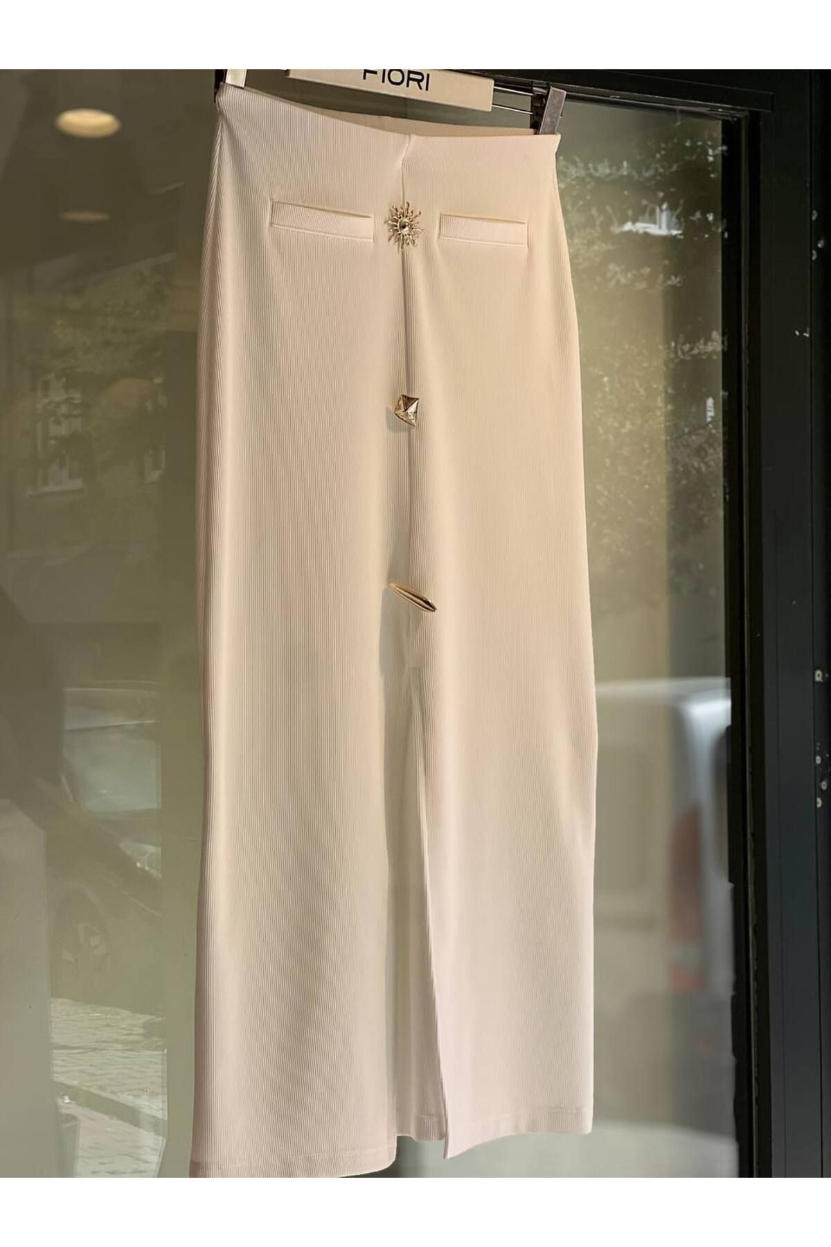 FioriModa Toka Detaylı Etek