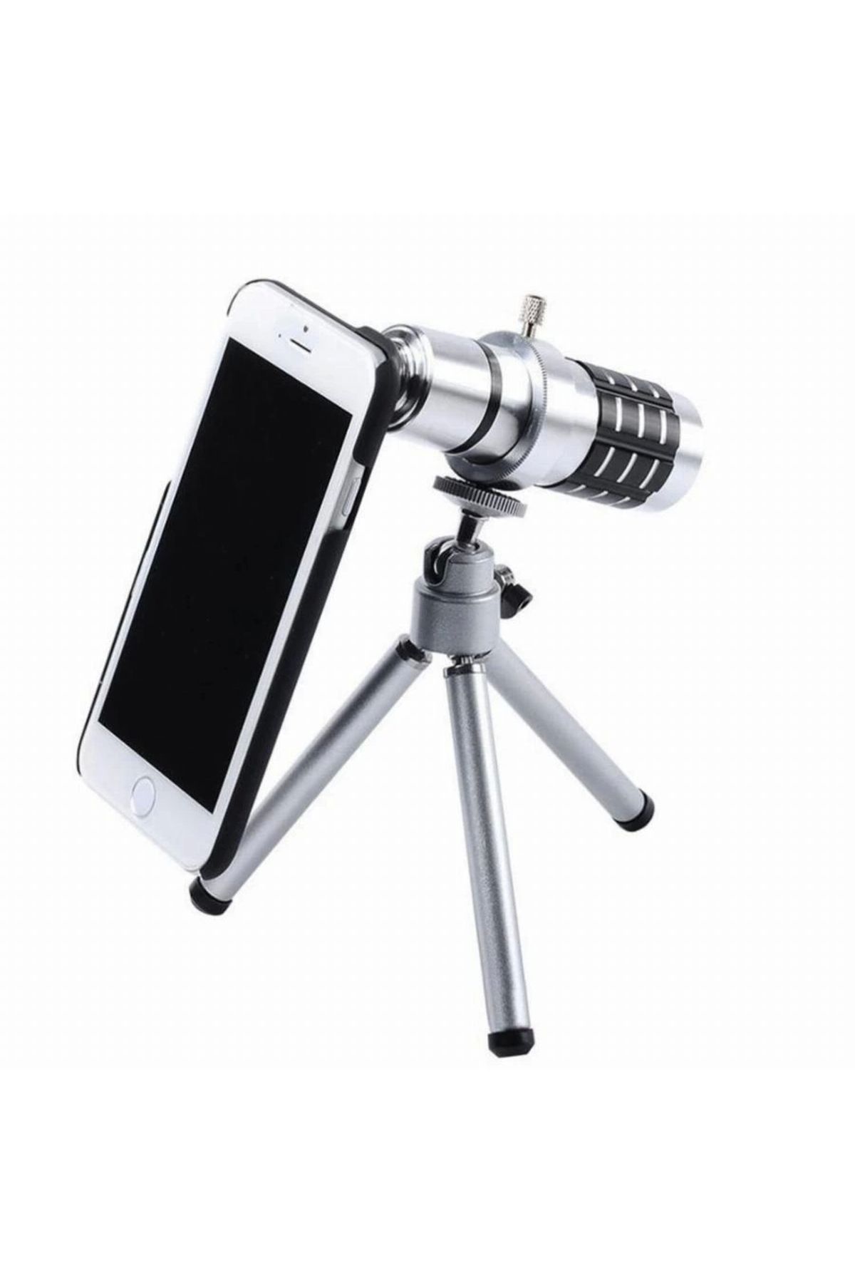 ShopNova İphone5,5s,iphone4.4s Için Alüminyum 14x Optik Zoom Yakından Görüntü Çekme Dürbün