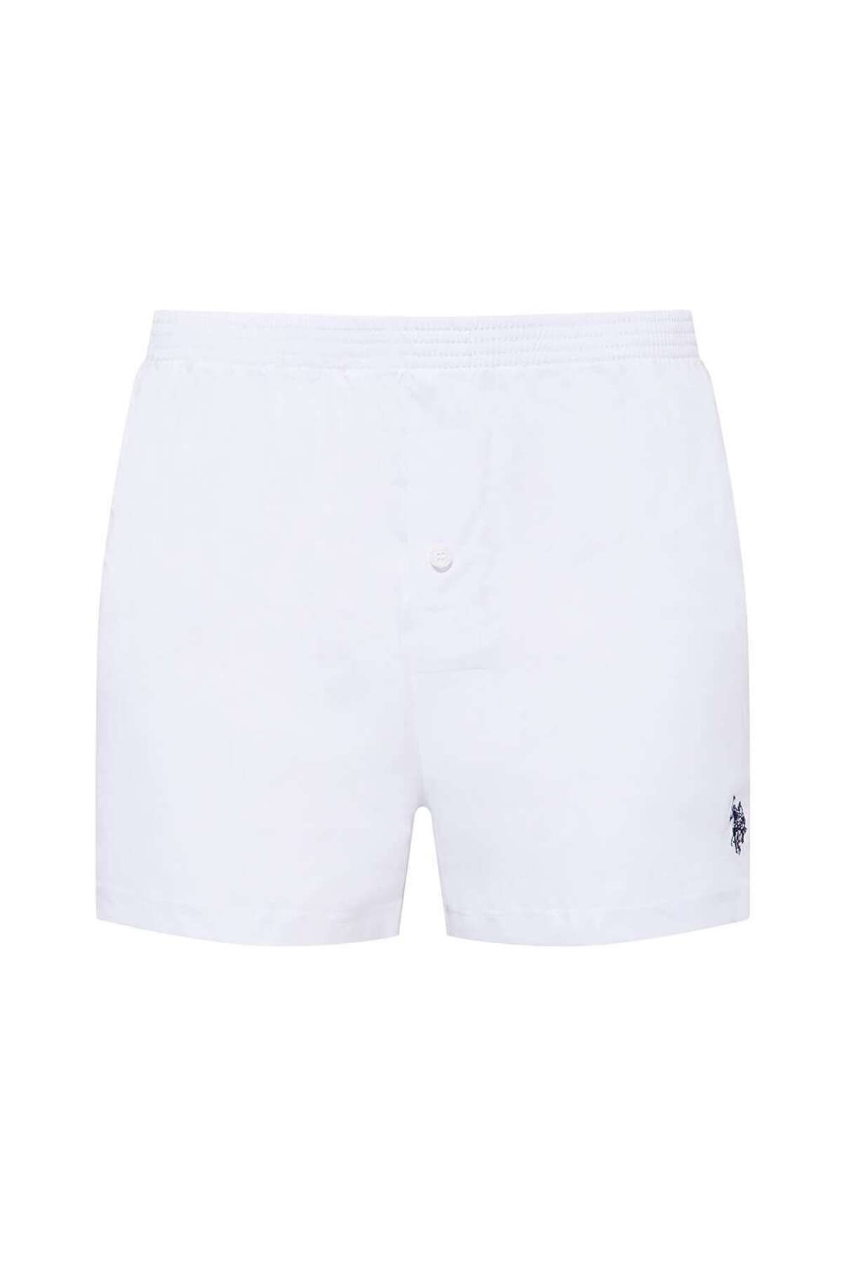 U.S. Polo Assn. U.S. Polo Assn. Erkek Beyaz Uzun Paça Şort Boxer - Beyaz - TLAYE80Q05W4C
