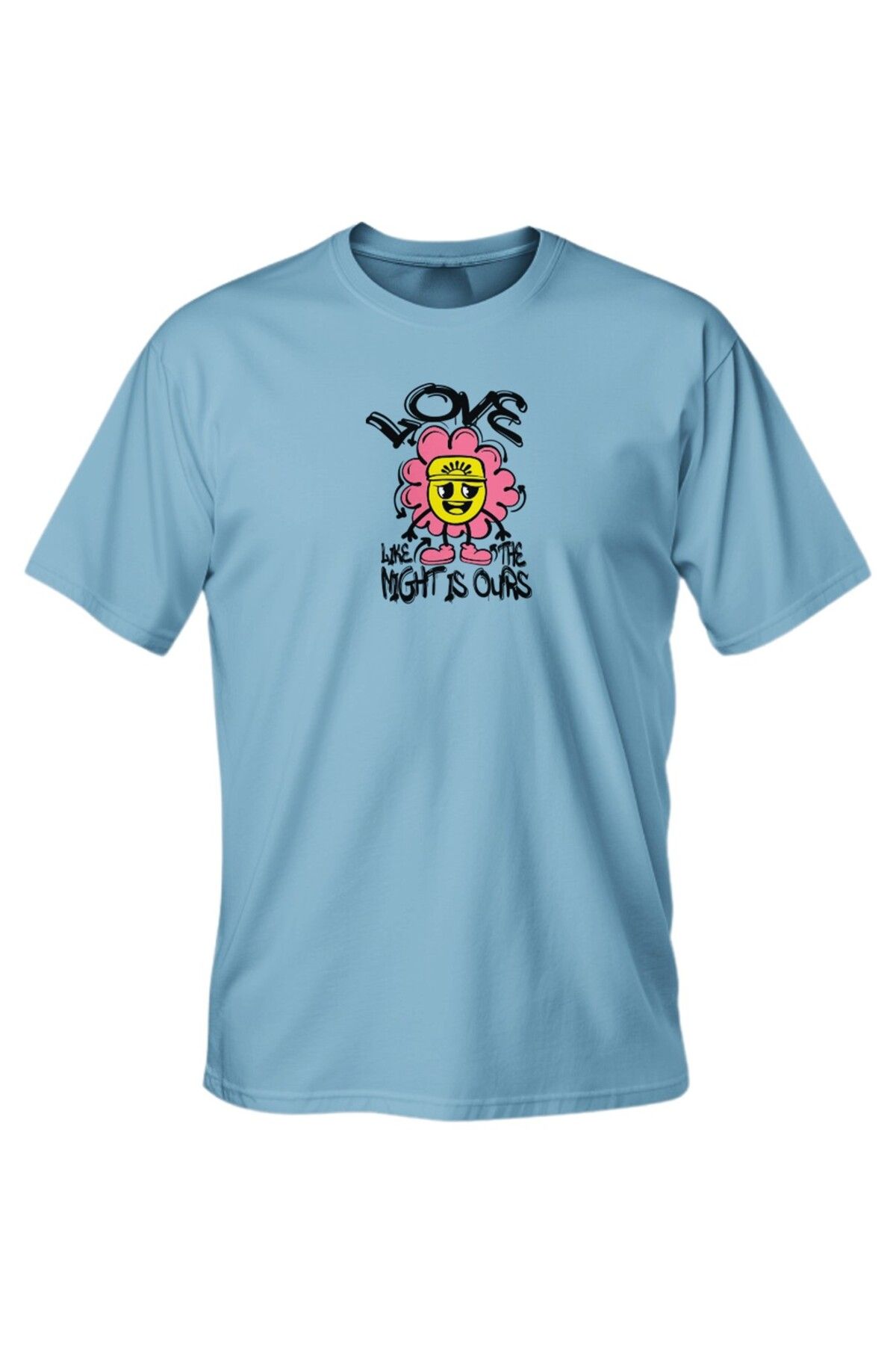 LUMARTA Regular Like The Flower Baskılı T-Shirt