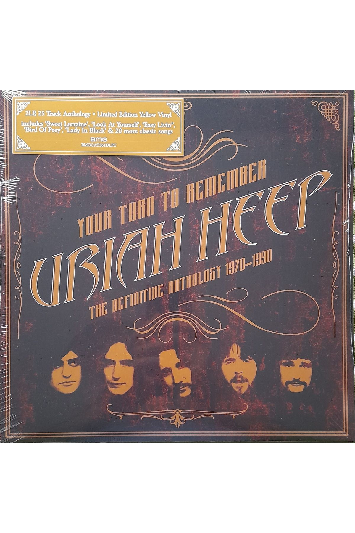 Eskişehir Plak URIAH HEEP – Your Turn To Remember:The Definitive Anthology (1970-1990) (Lim. Ed. YELLOW VINYL) 2LP