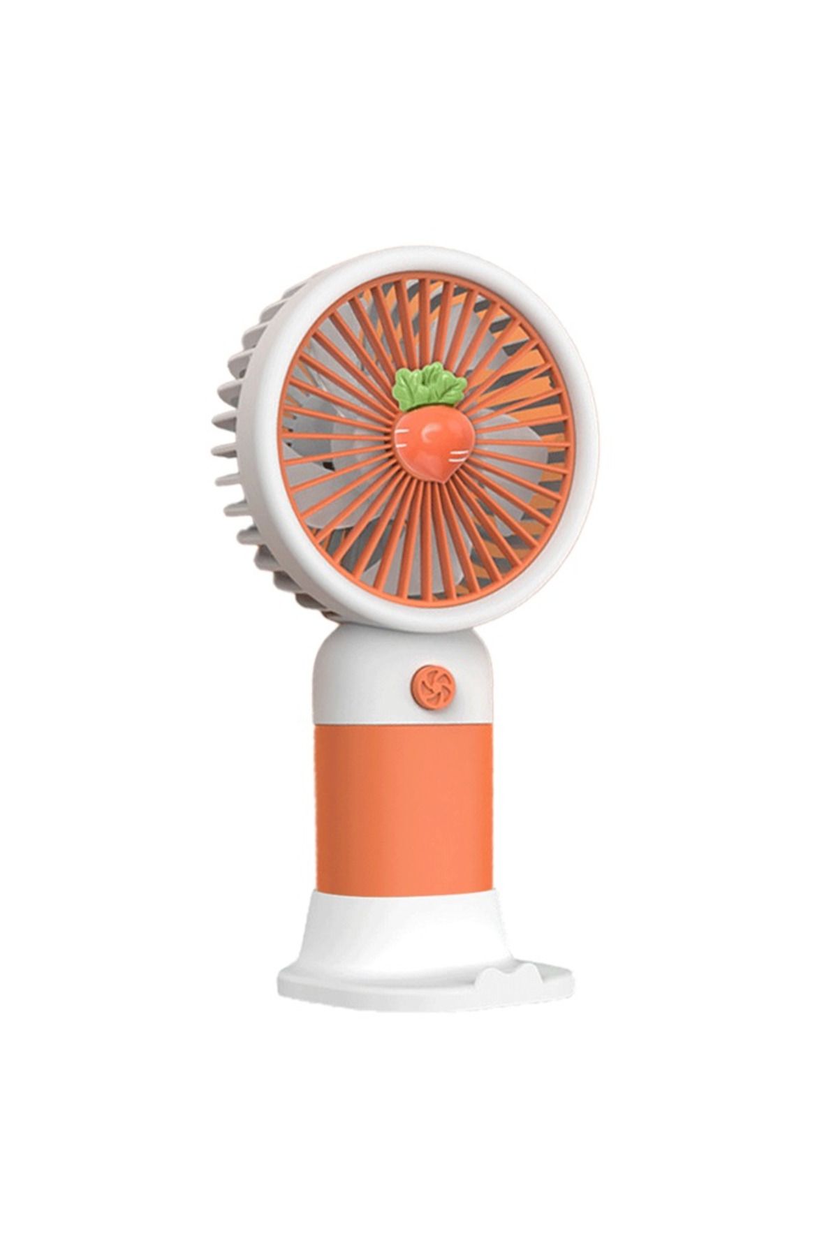 FOXMAG24-Portable mini fan, strawberry, powered by a rechargeable battery via USB 4