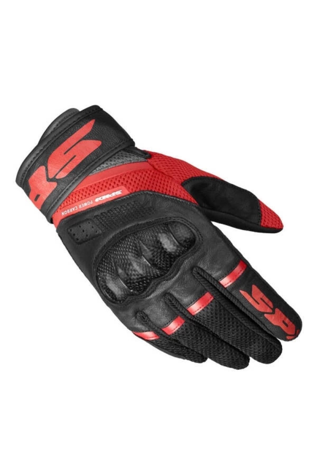 Spidi POWER CARBON ELDİVEN KIRMIZI